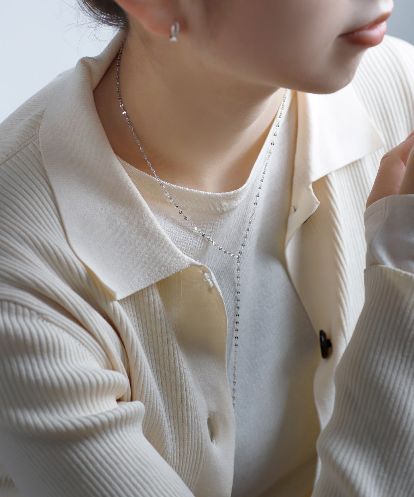 Eclair chain Y Shaped Necklace