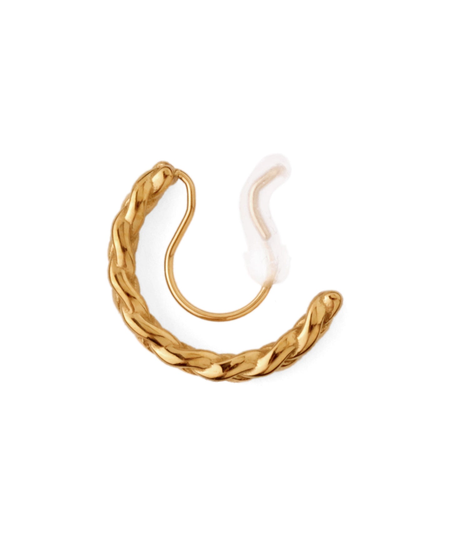 Design Hoop Clip-on Earrings