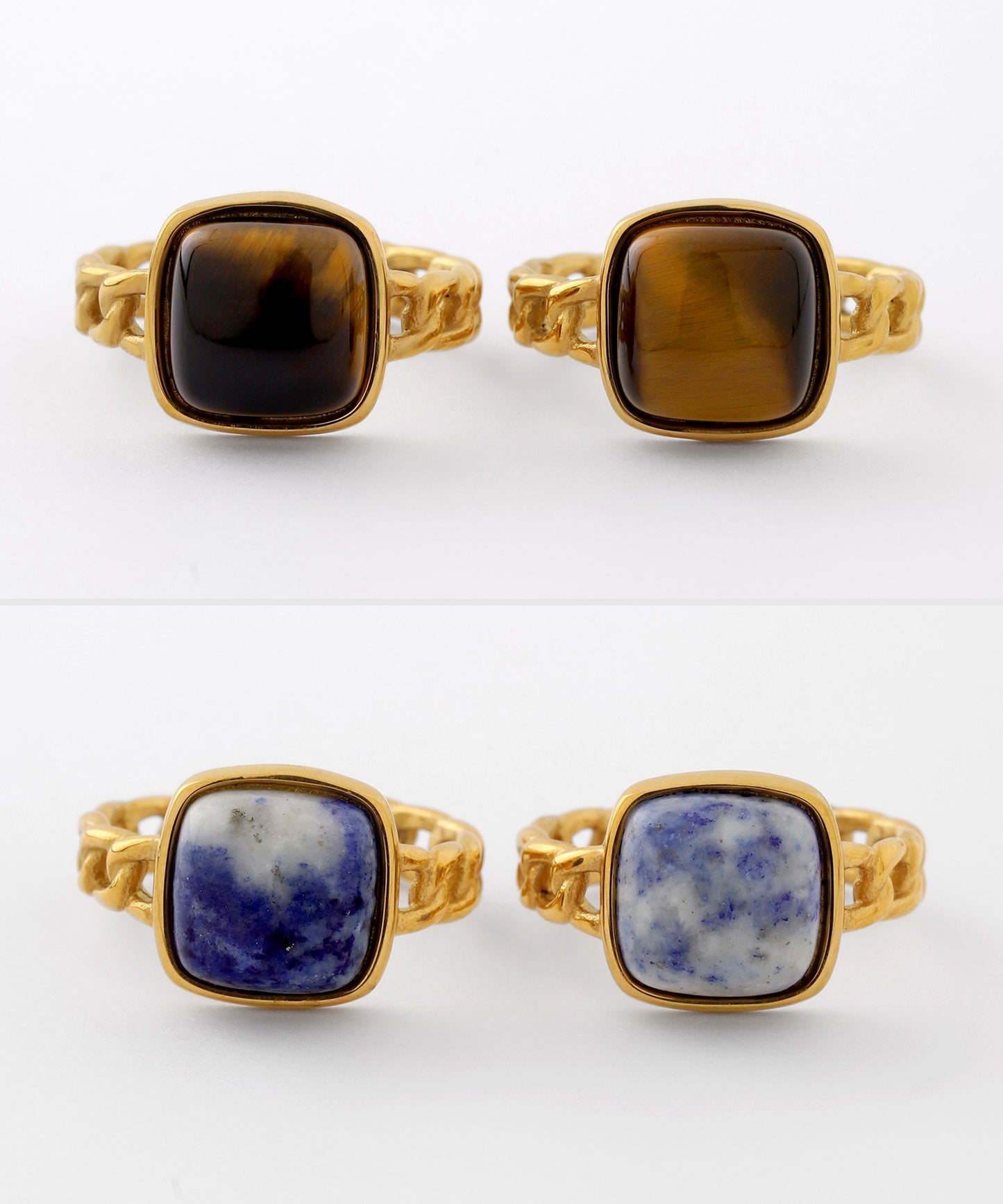 【网店限量】【不锈钢IP】宝石戒指