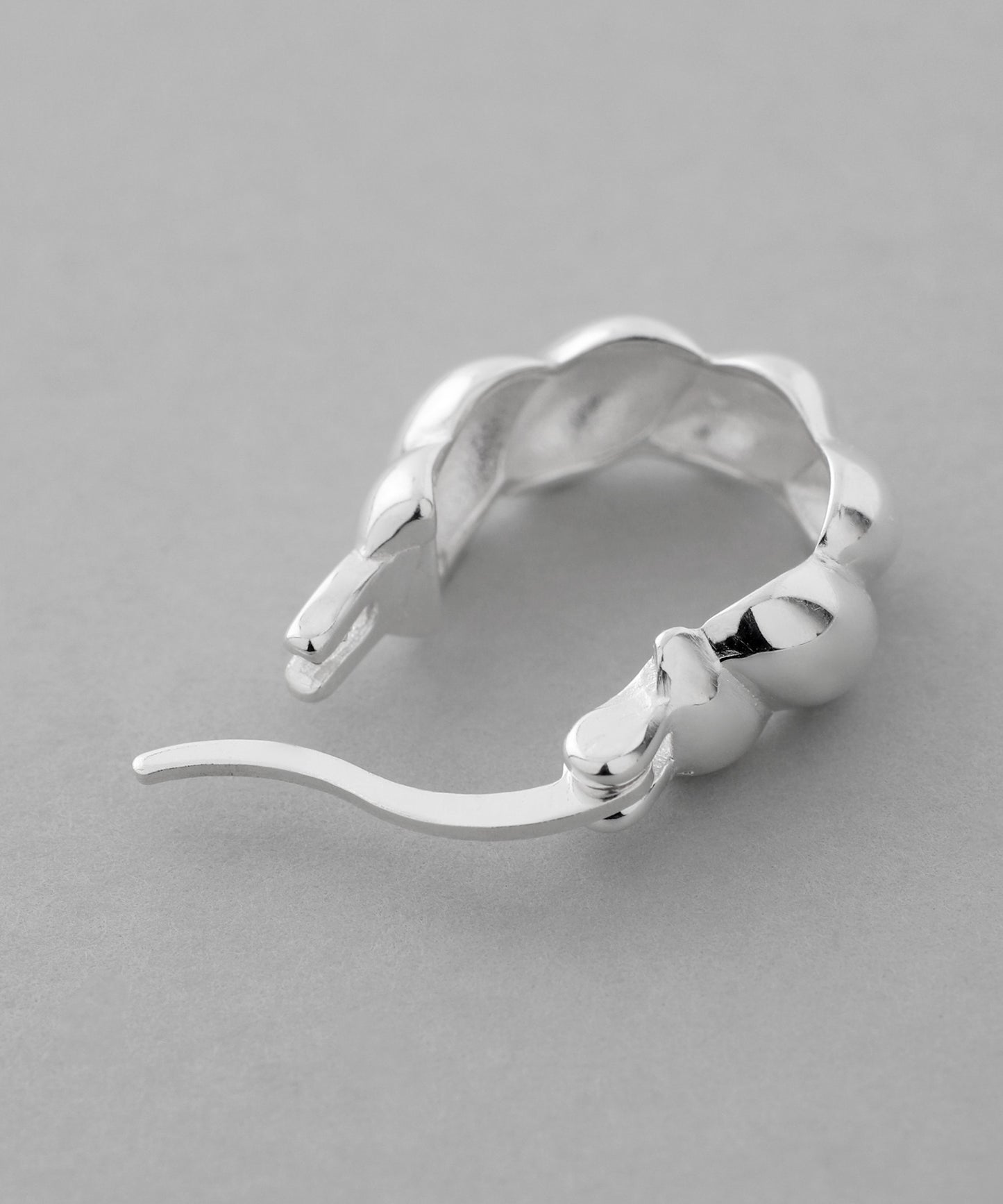 扭紋圈耳環【925銀】