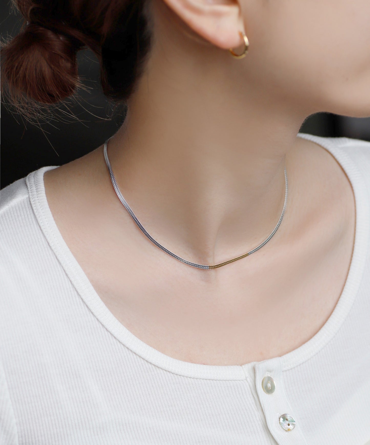 組合色項鍊【925銀】