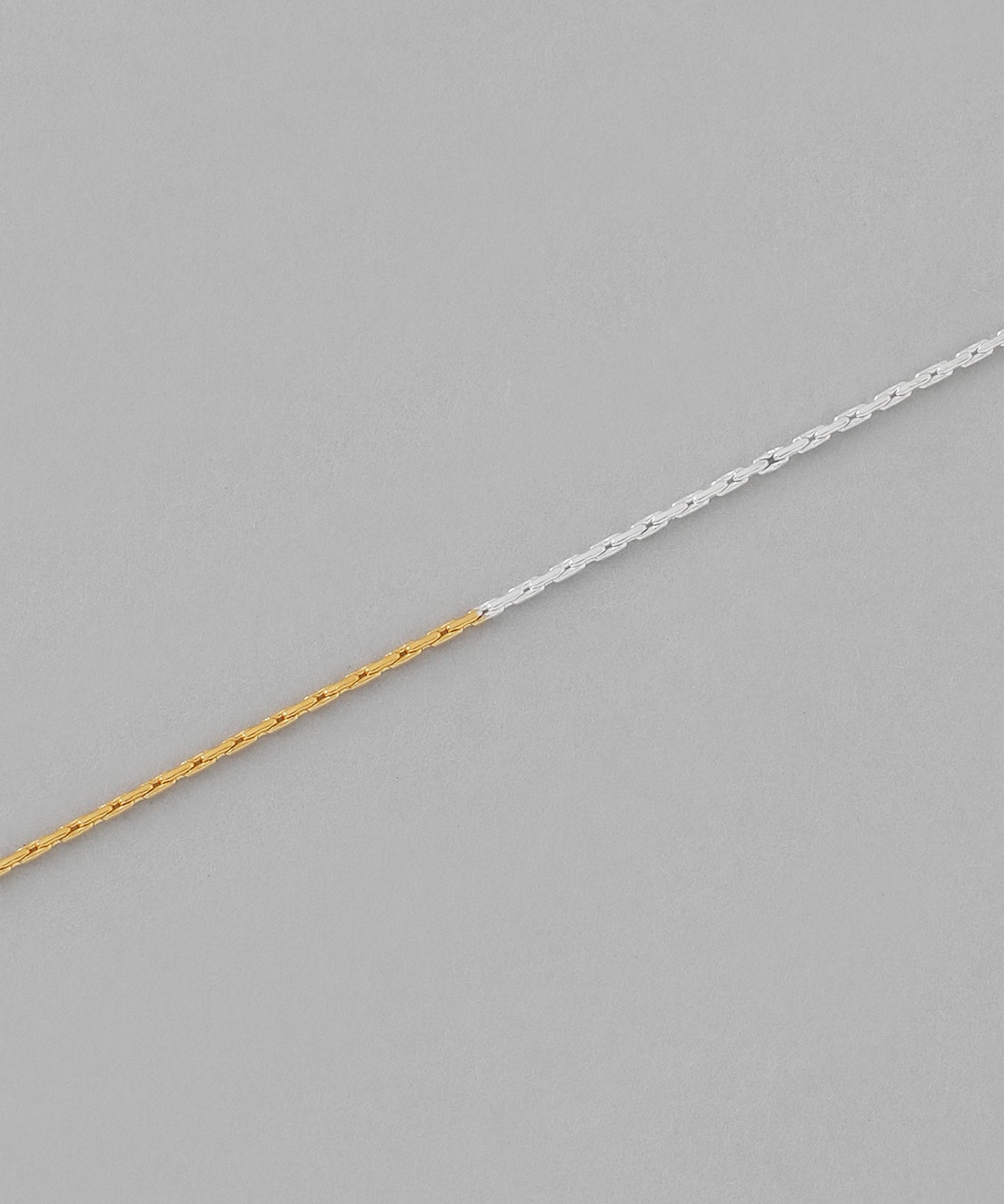 Combination Color Slim Chain Necklace [925 Silver]