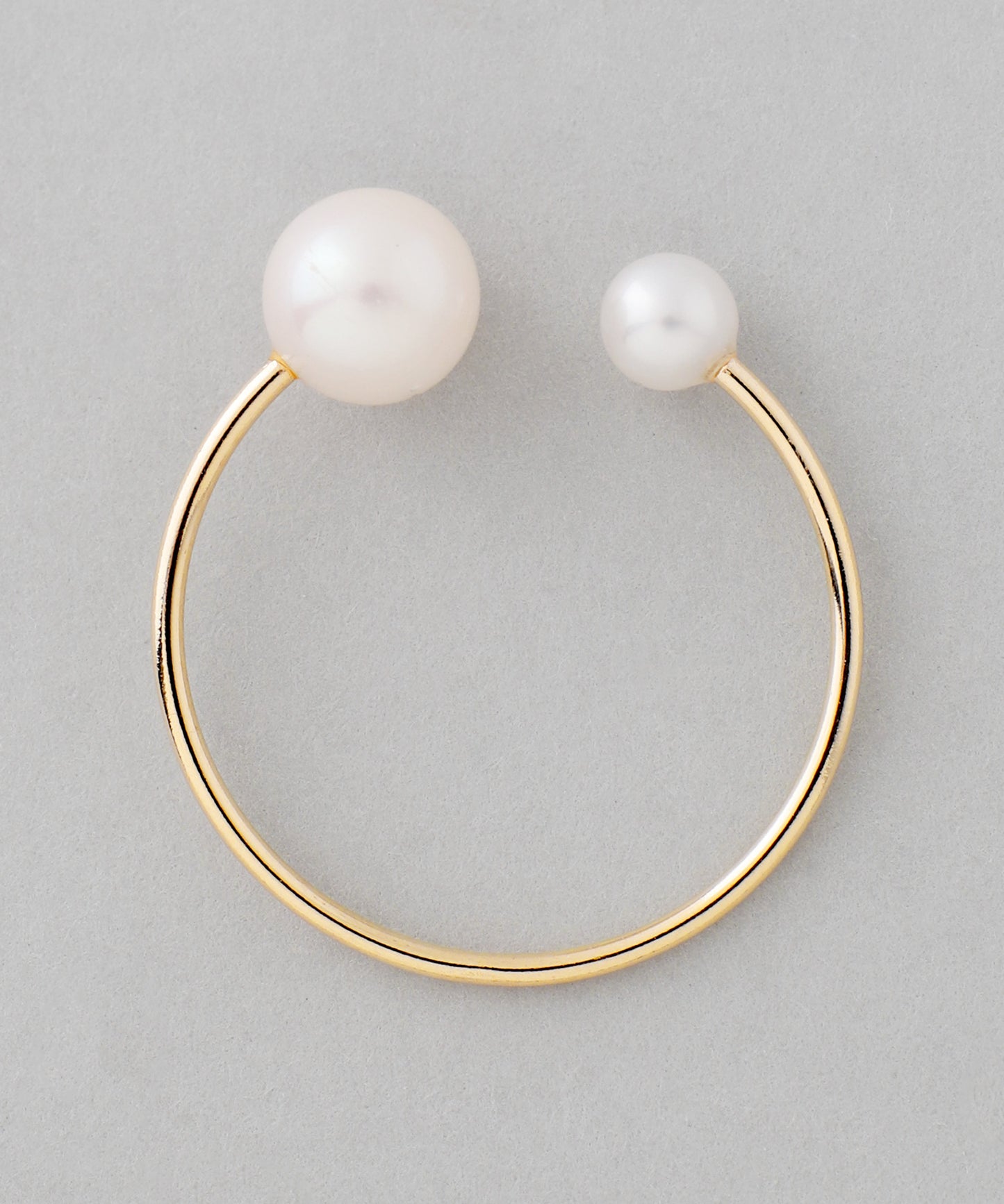 Pearl Cuff Ring [10K]