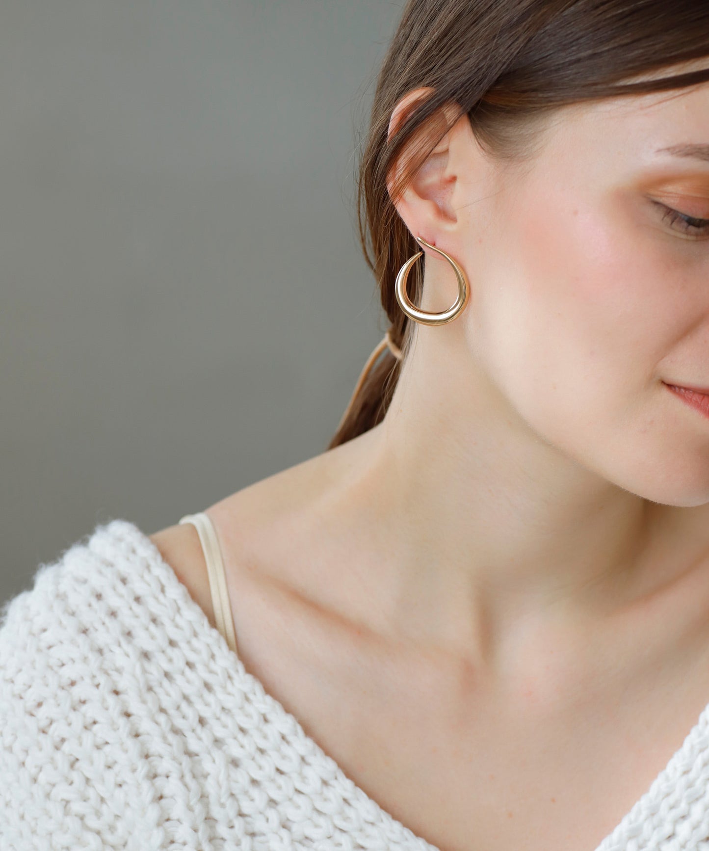 【Stainless Seel IP】 吊线耳环