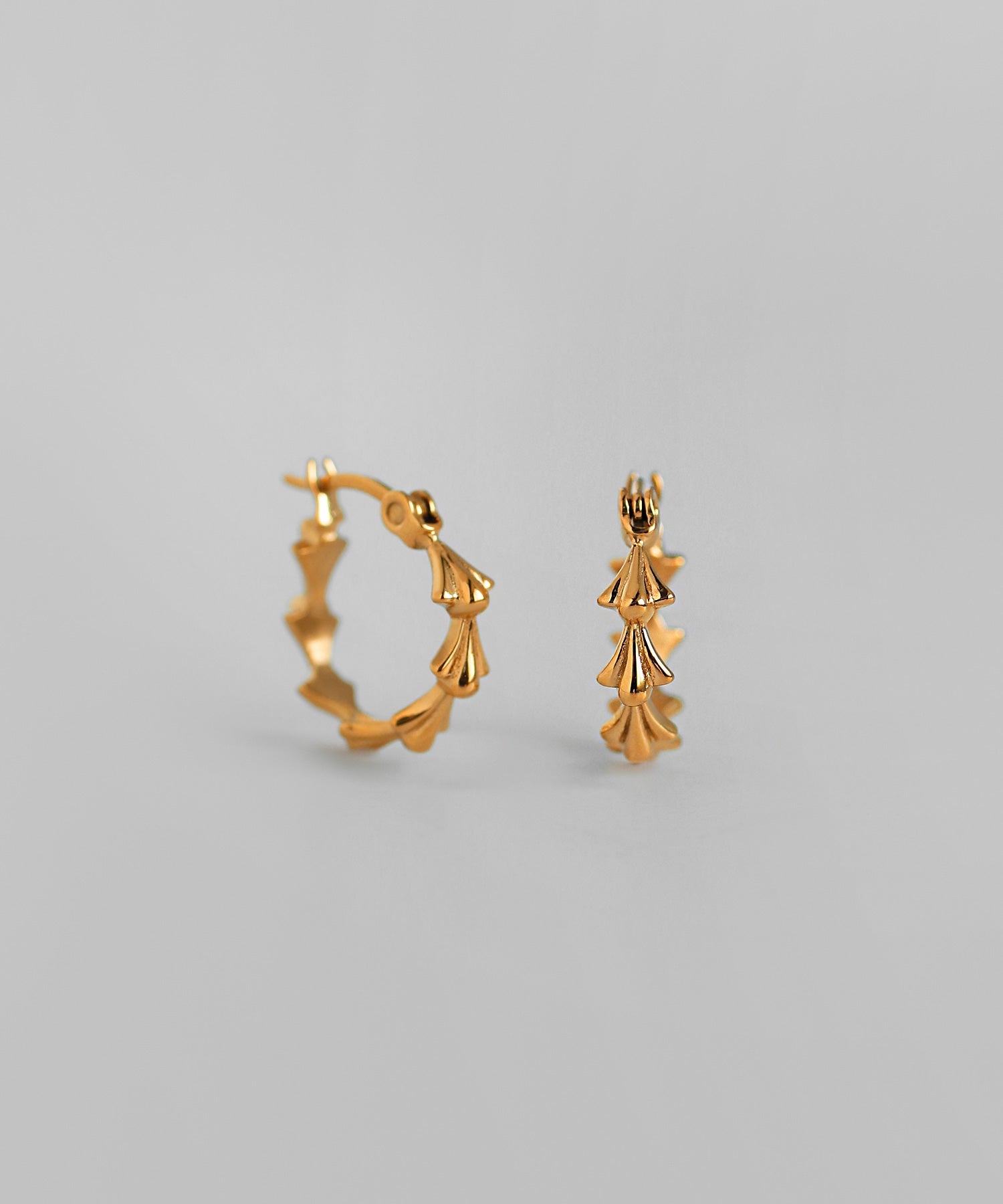 Design Hoop Earrings [Surgical Stainless Steel] – mimi33 ONLINE STORE