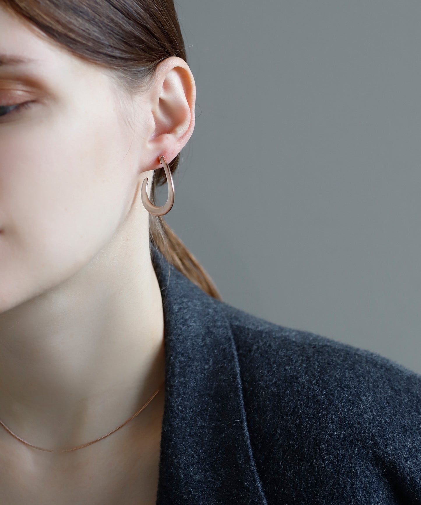 【Limited Quantity】Clear Hoop Earrings