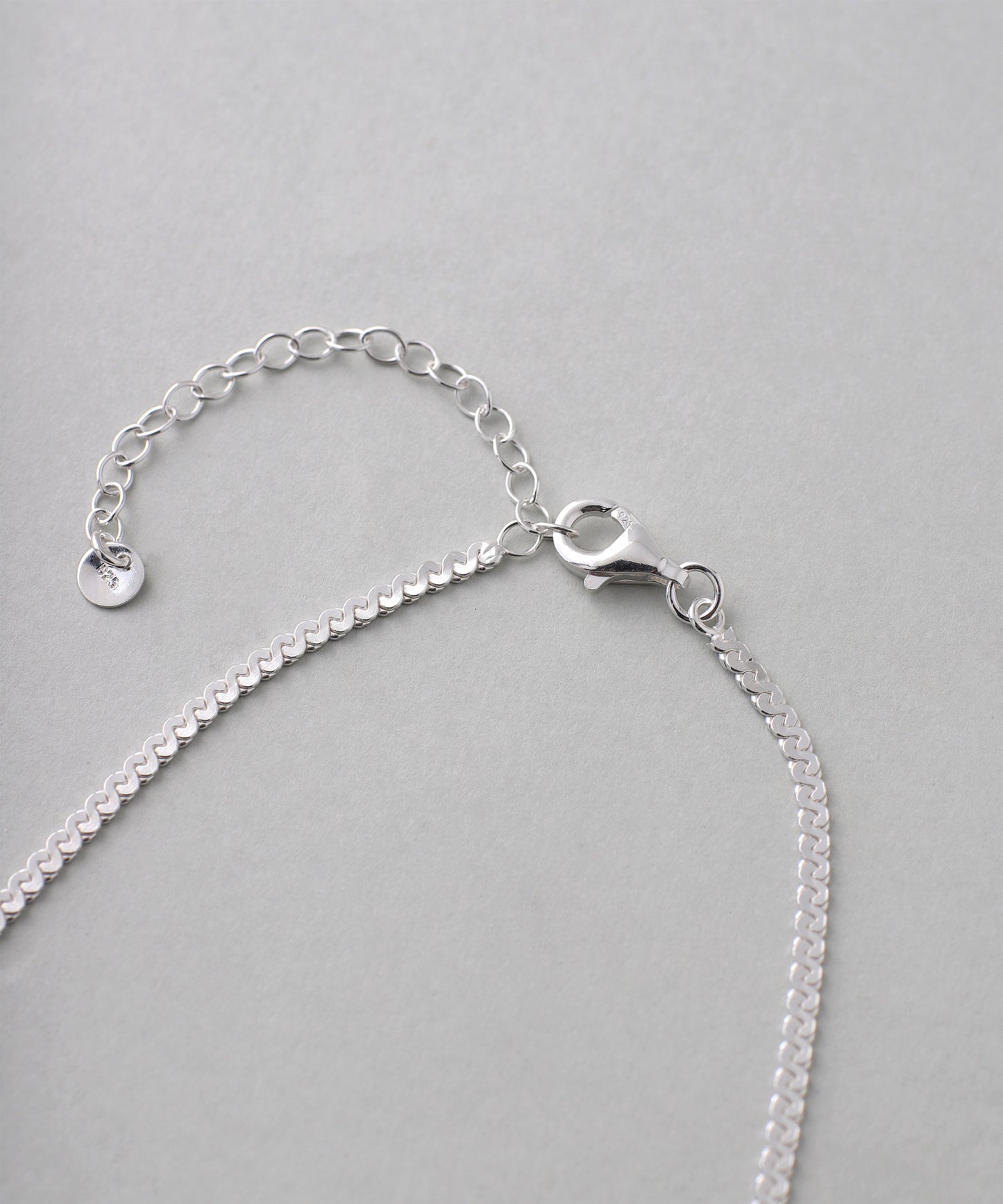 扁平鏈項鍊【925銀】【基本款】