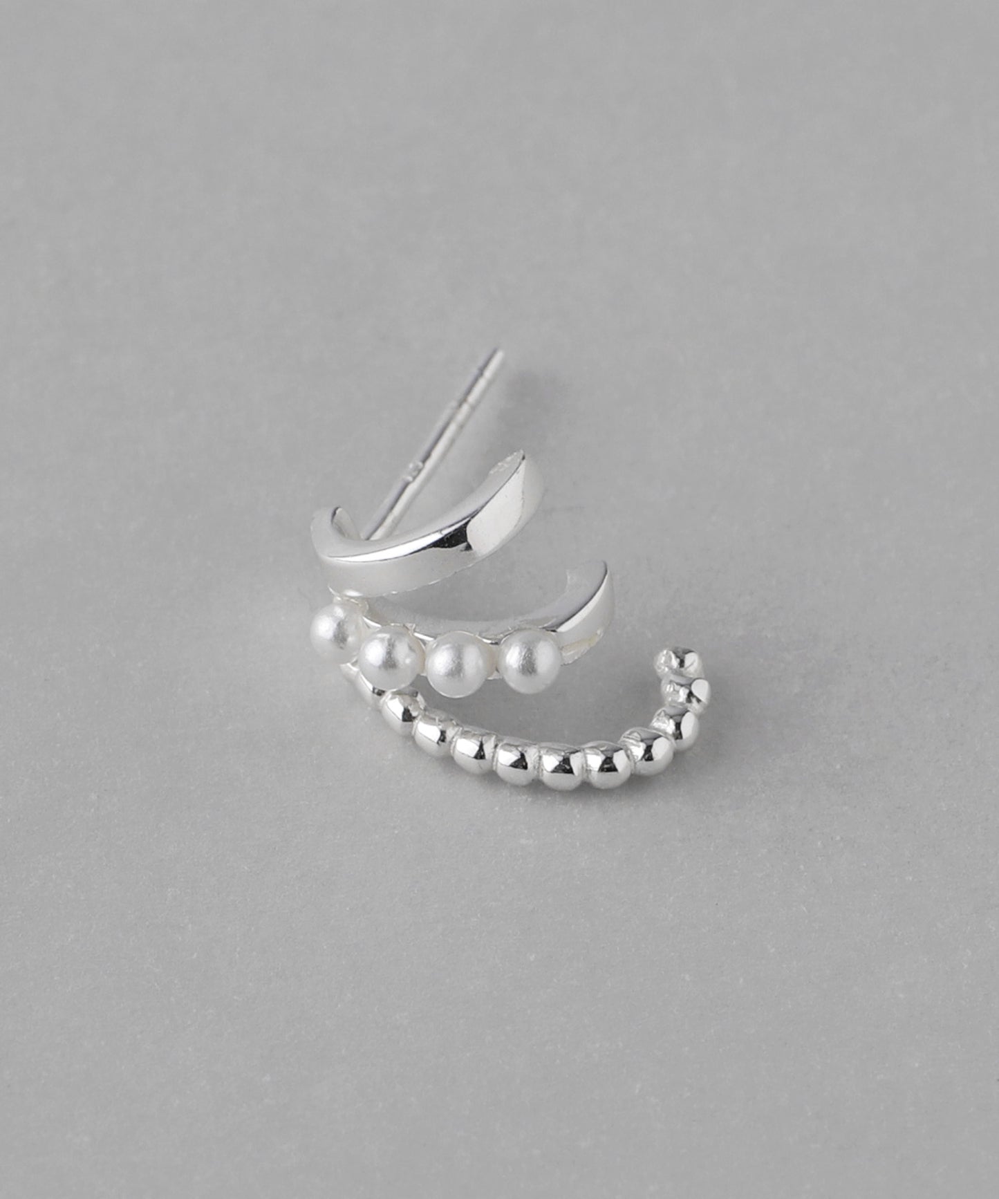 Pearl × Dots Earrings [925 silver]