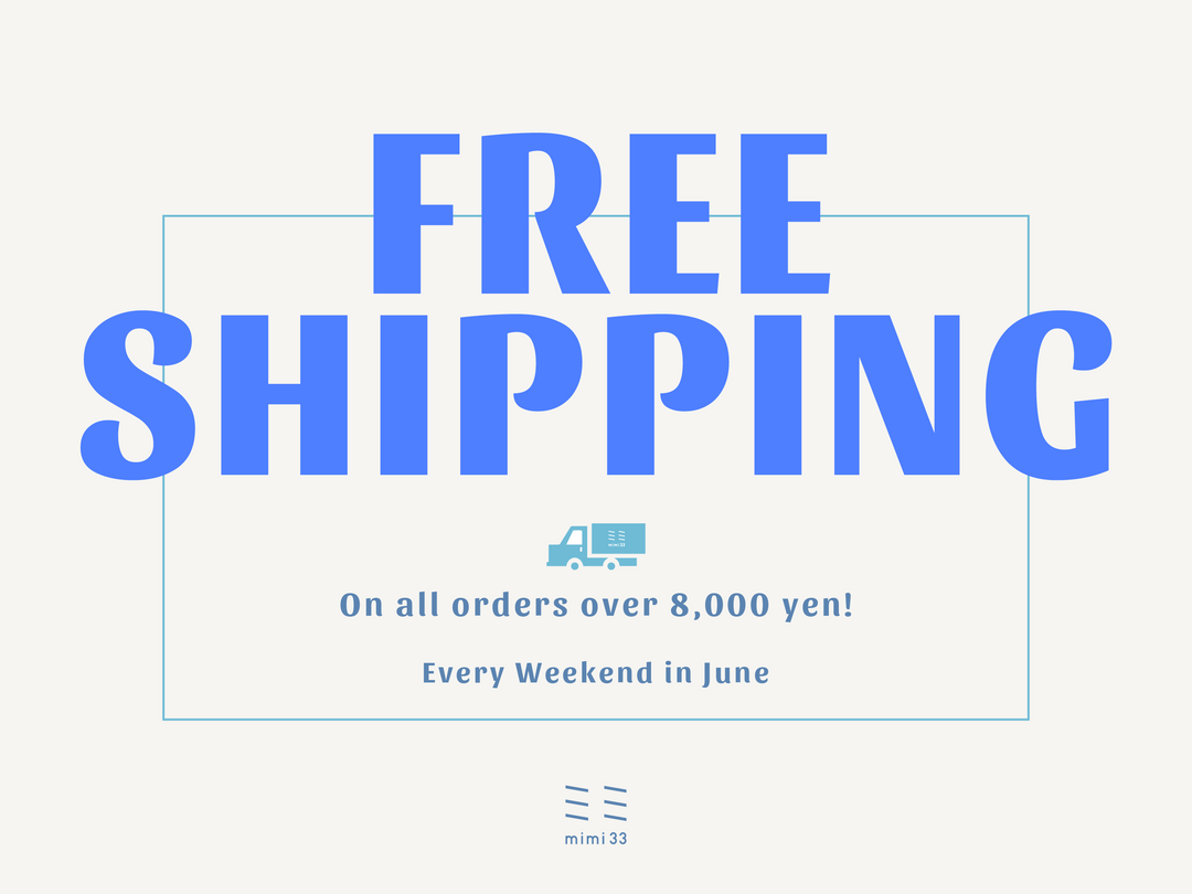 Free Ship June – Just on Weekends!