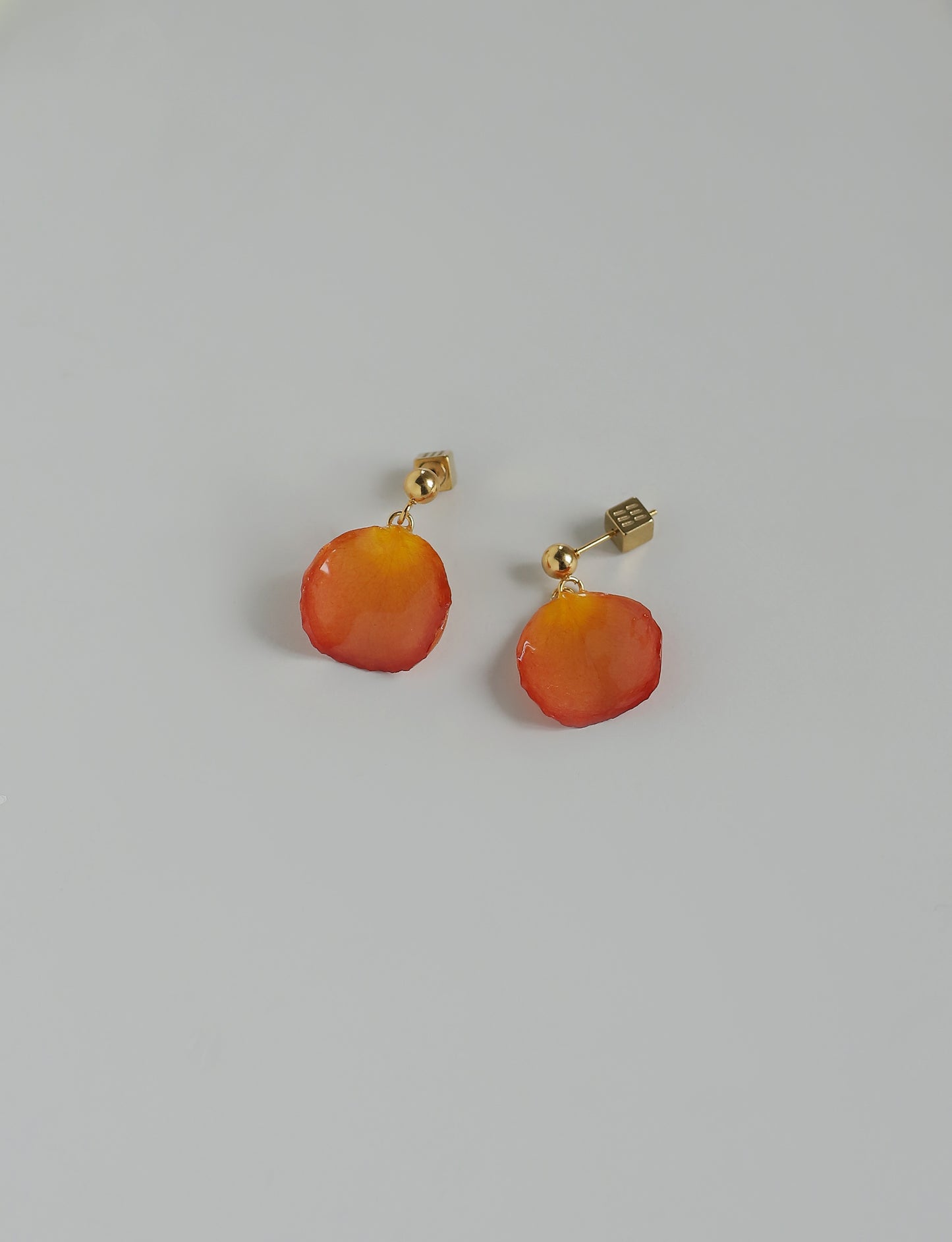 Flower Earrings [Rose]