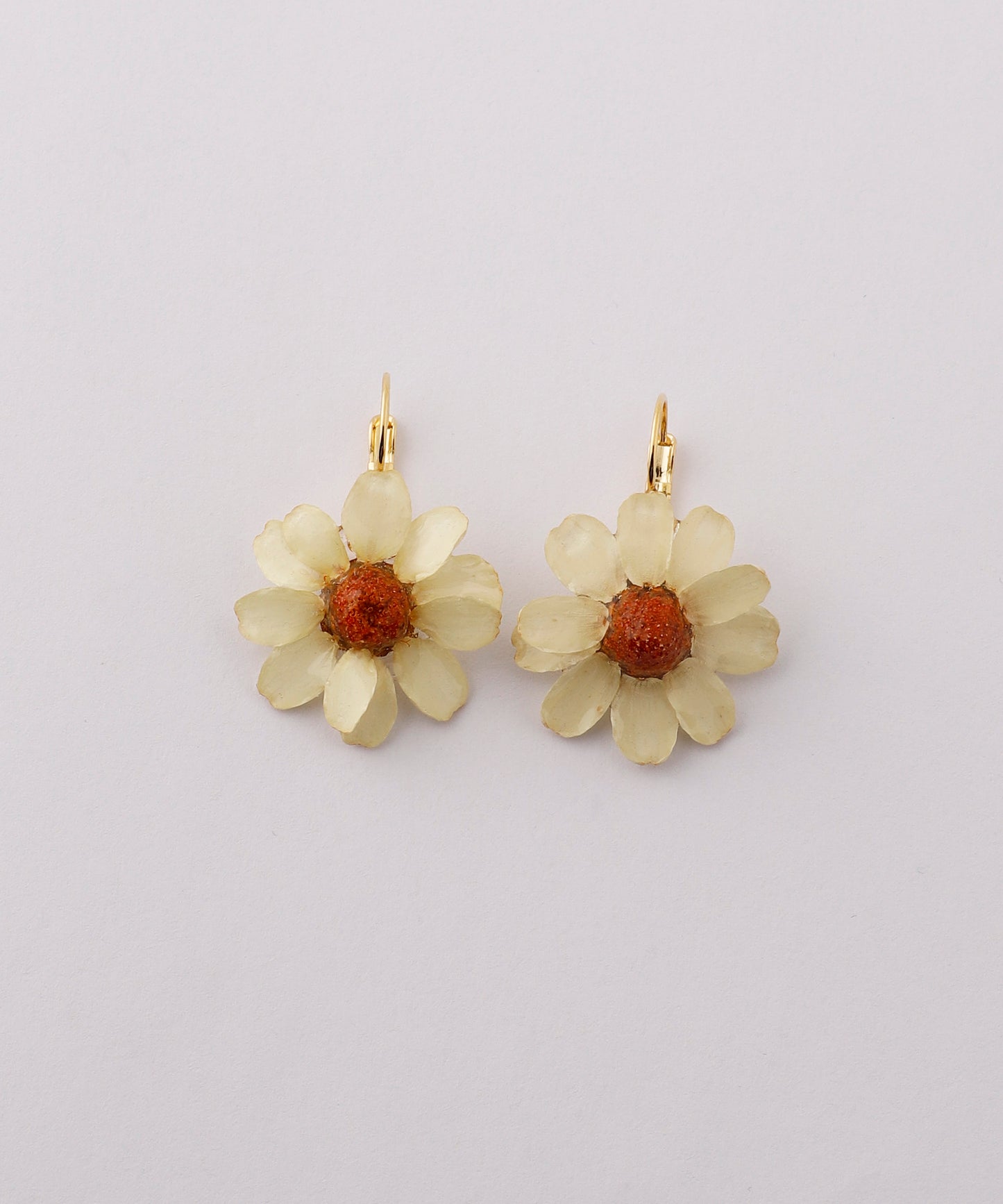 【Online Store Limited】Flower Earrings [Zinnia]