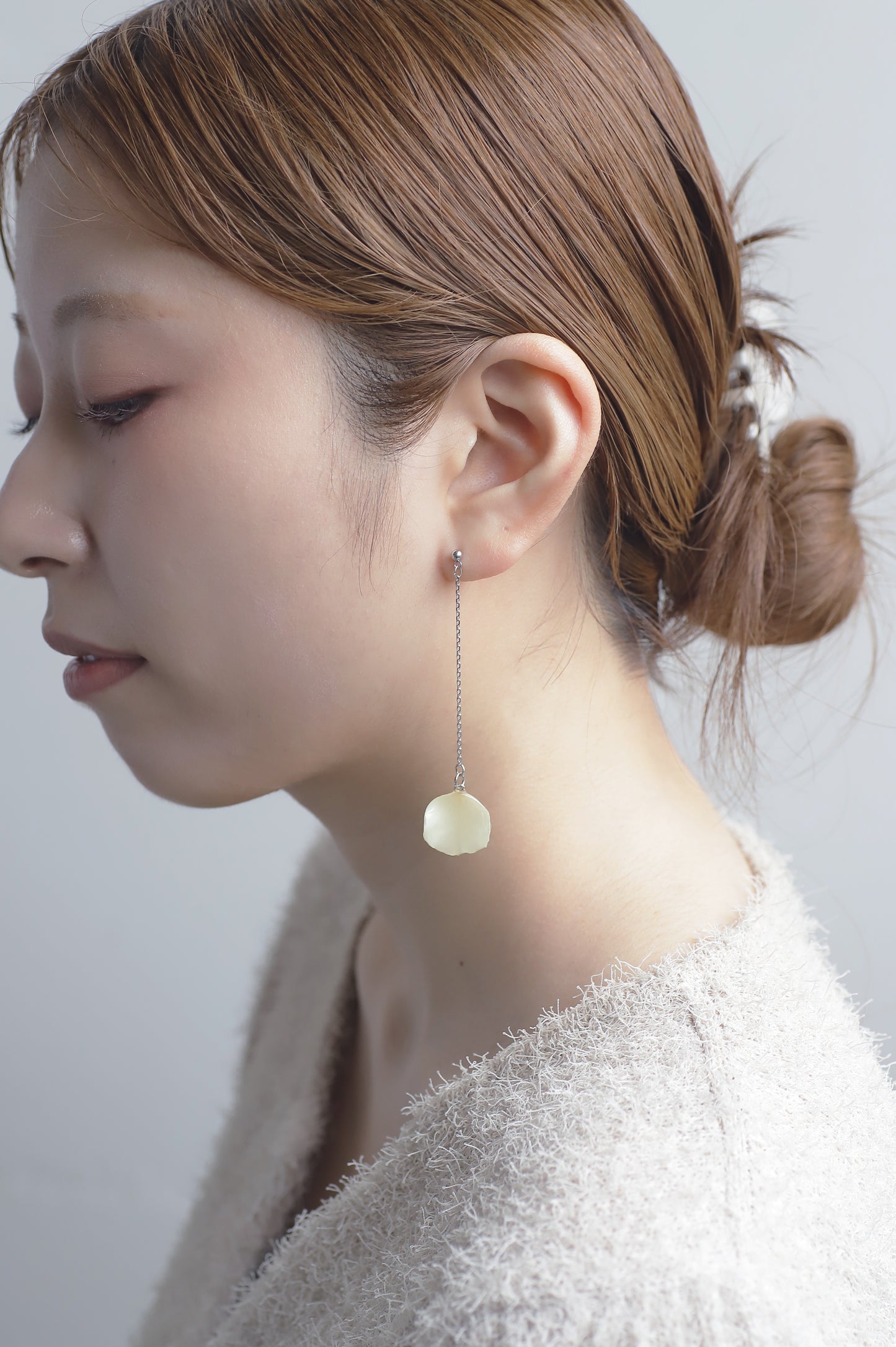 Flower Earrings [Rose]