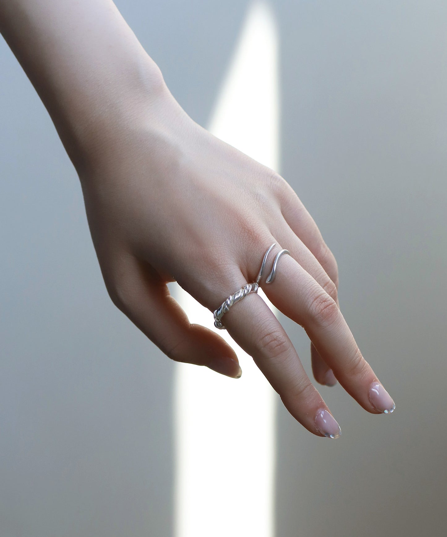 Twist Design Ring [925 silver]