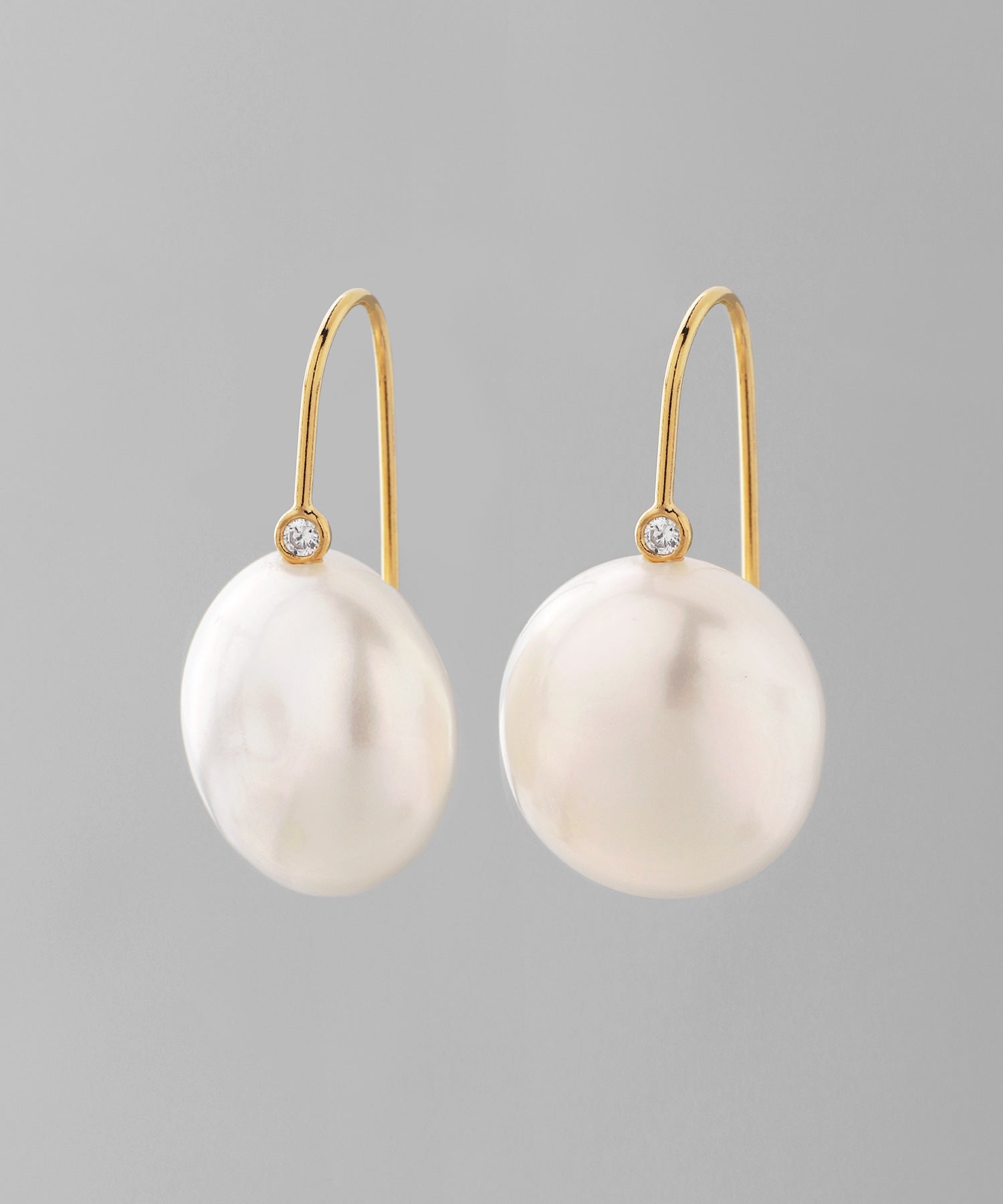 Freshwater Pearl Hook Earrings(d0720009p) | mimi33 ONLINE STORE