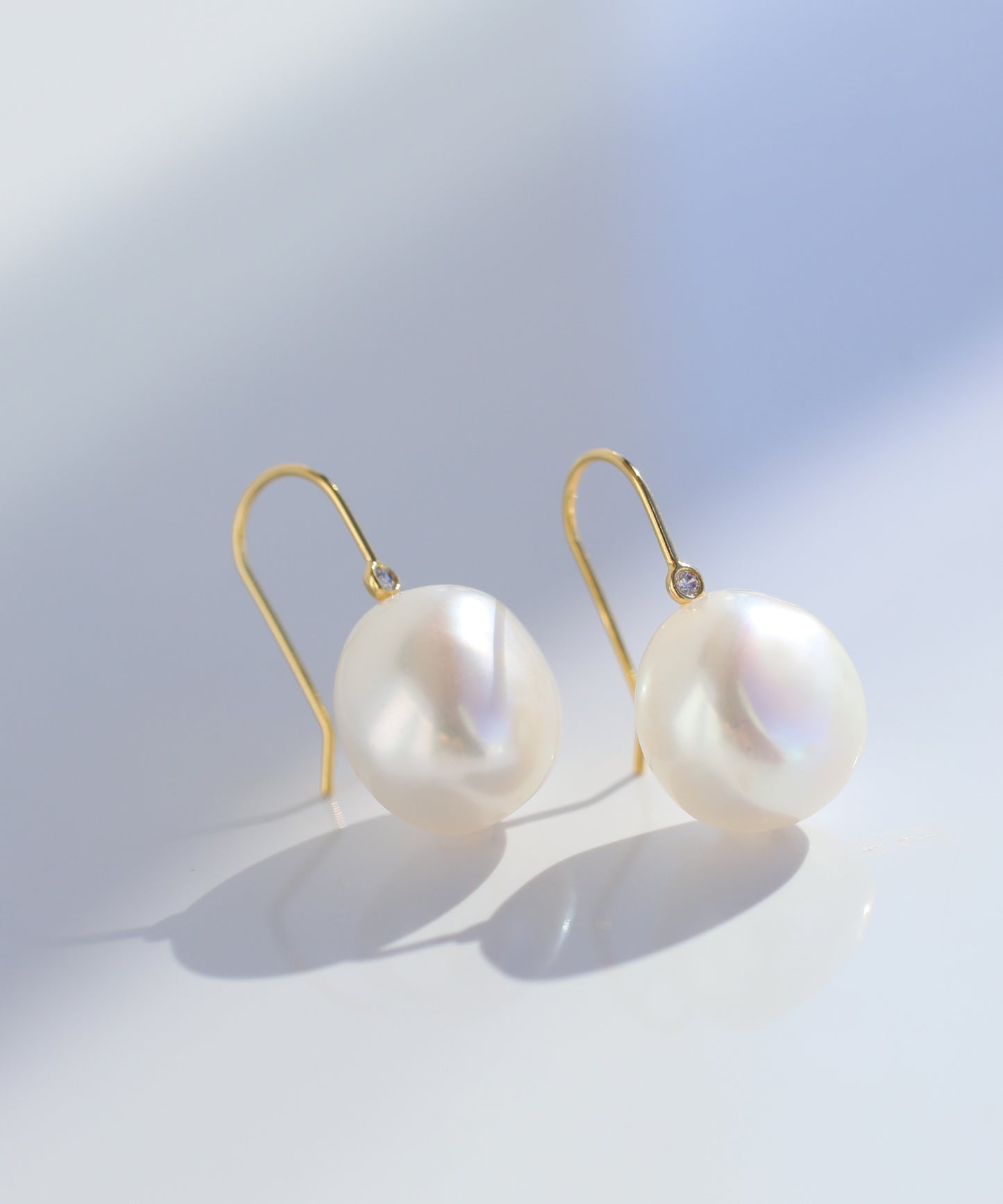 Freshwater Pearl Hook Earrings(d0720009p) | mimi33 ONLINE STORE