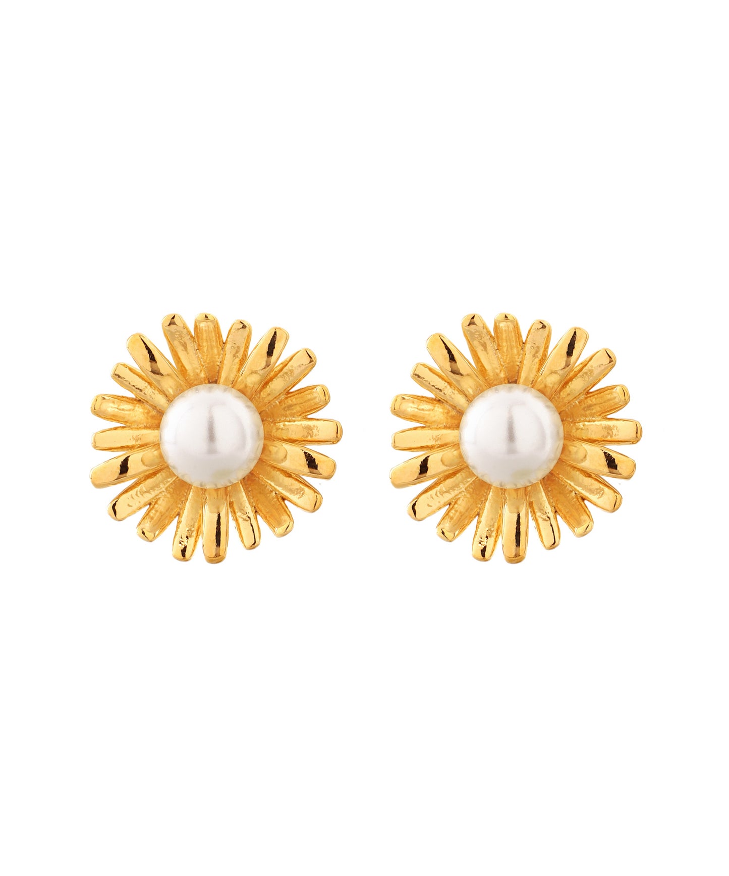 Pearl Flower Earrings [925 Silver]