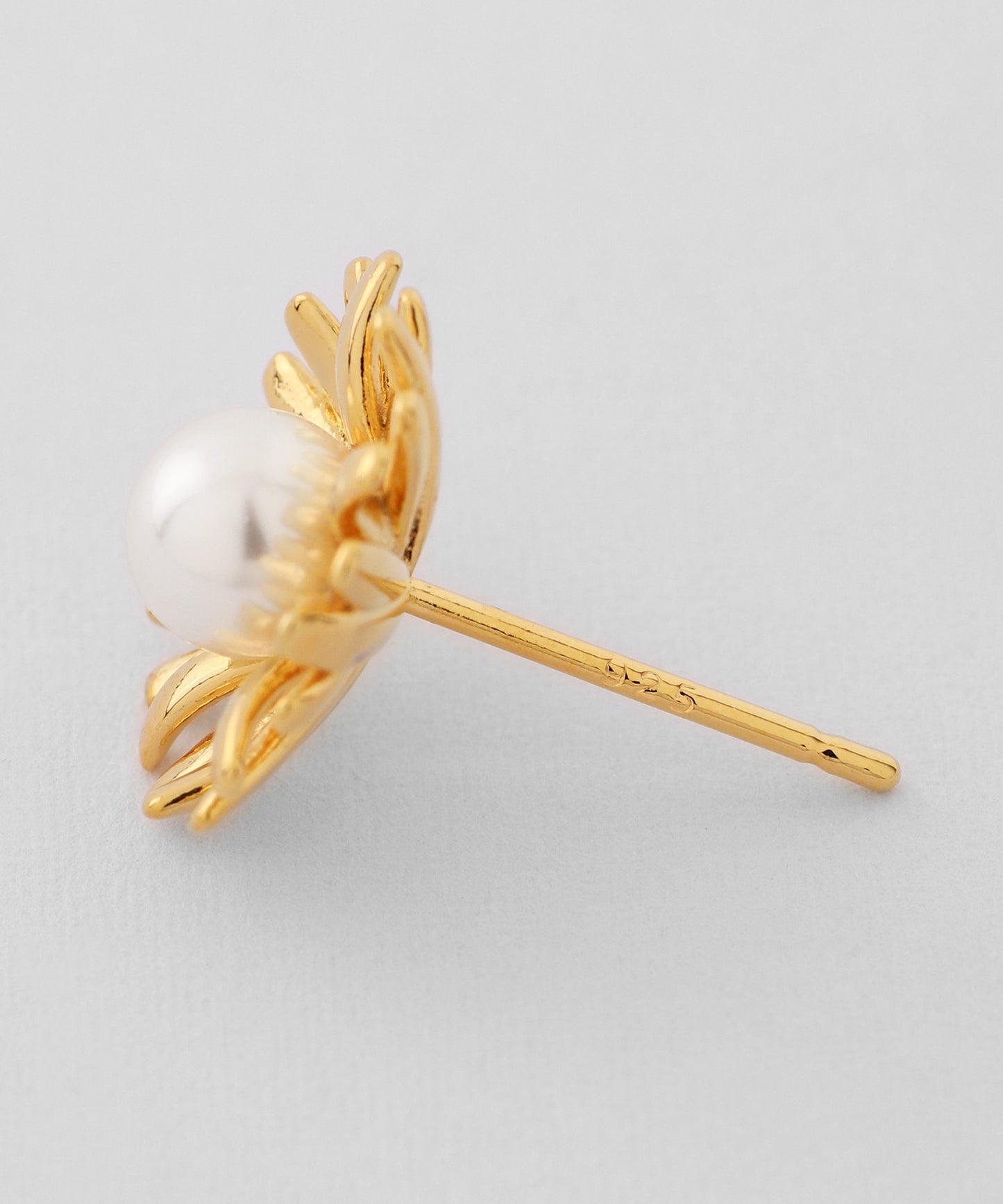 Pearl Flower Earrings [925 Silver]