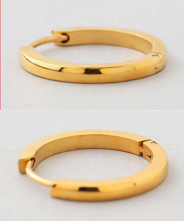Hoop Earrings [Stainless Steel]