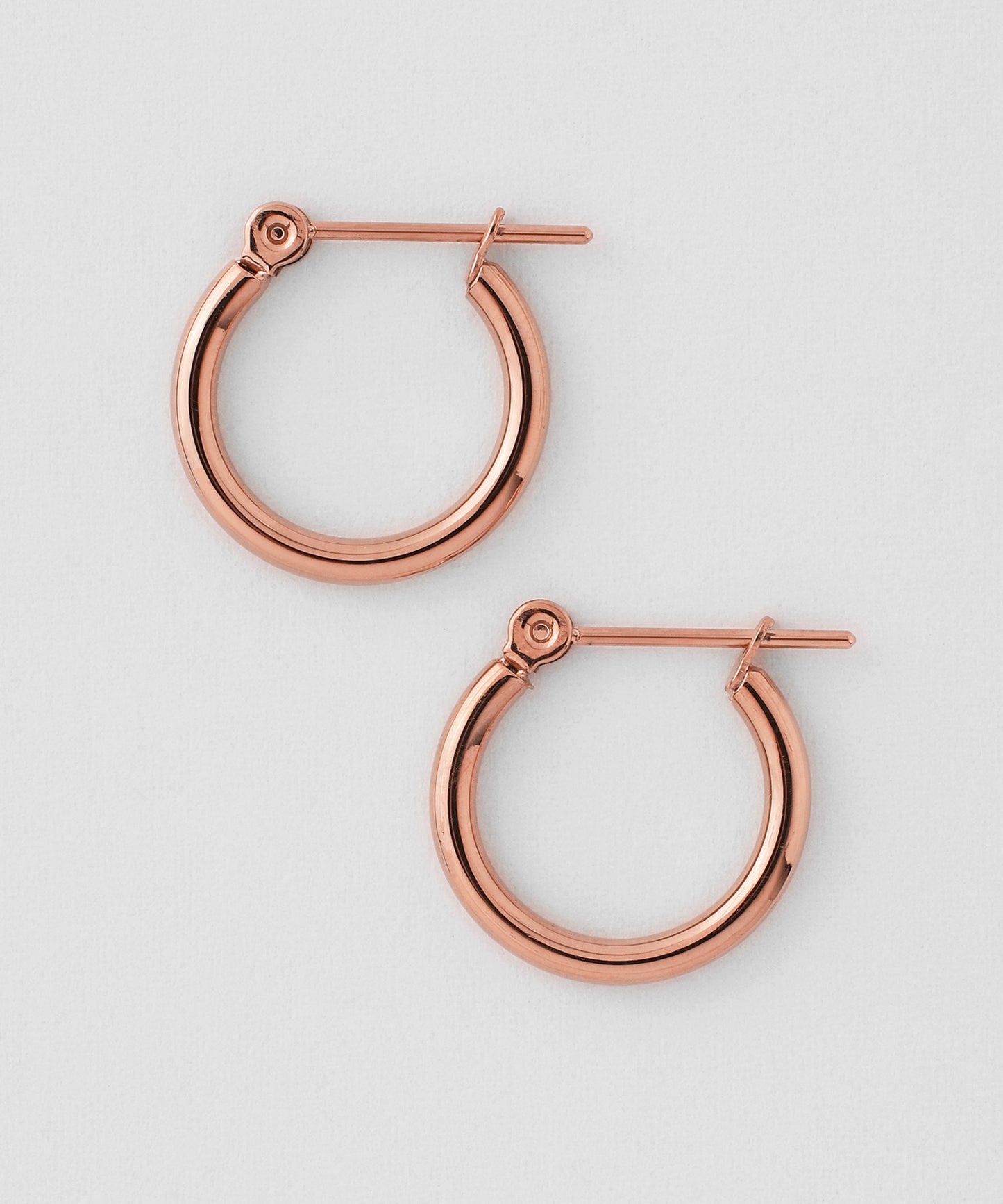 【Stainless Steel IP】Hoop Earrings