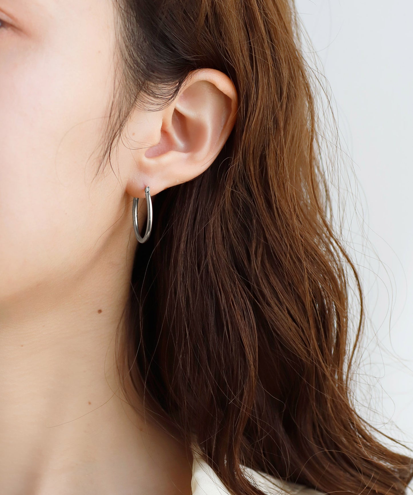 【Stainless】Hoop Earrings