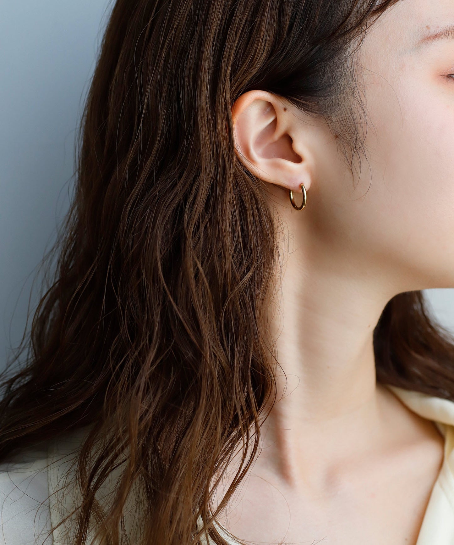 【Stainless Steel IP】Hoop Earrings