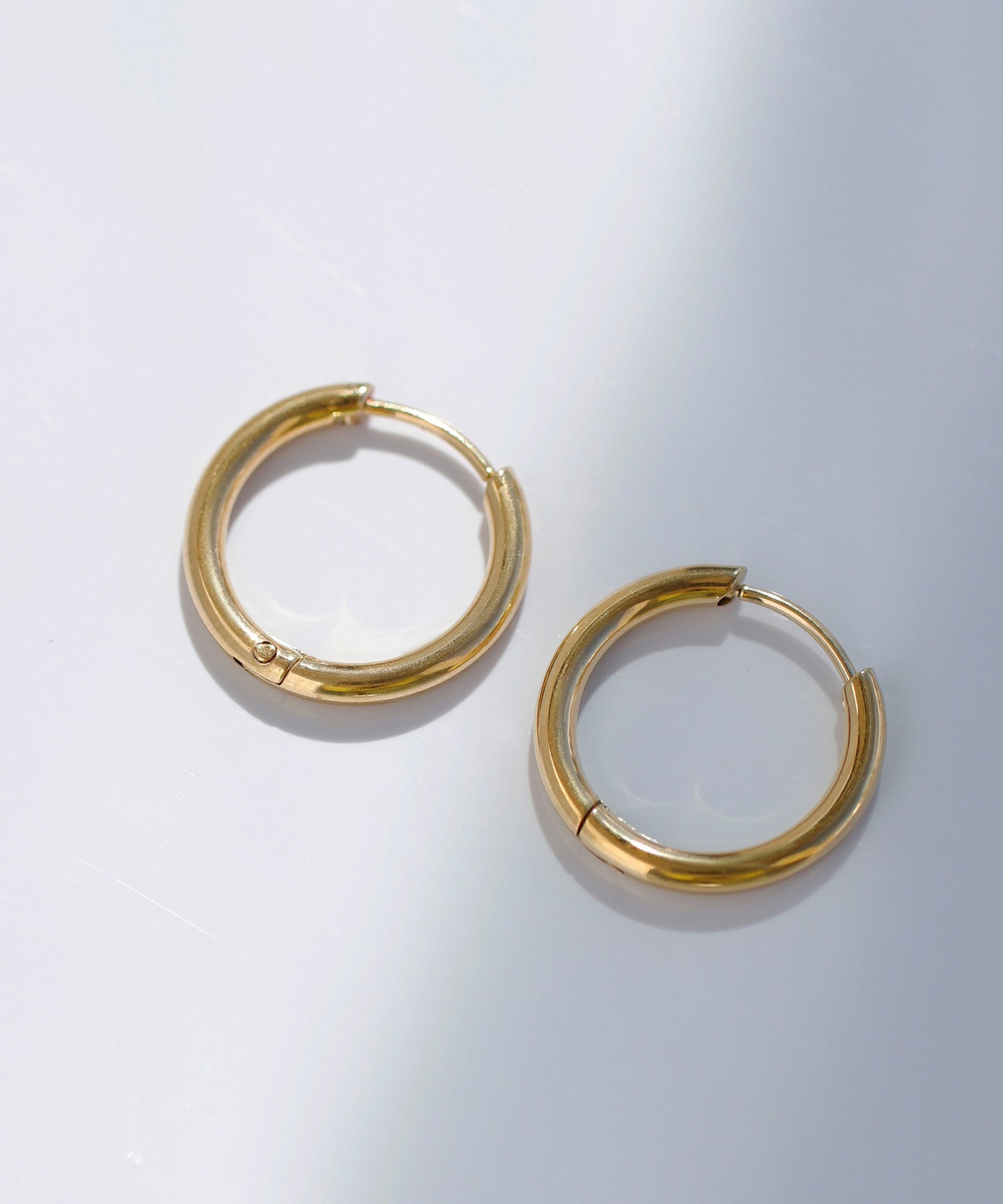 【Stainless Steel IP】Hoop Earrings