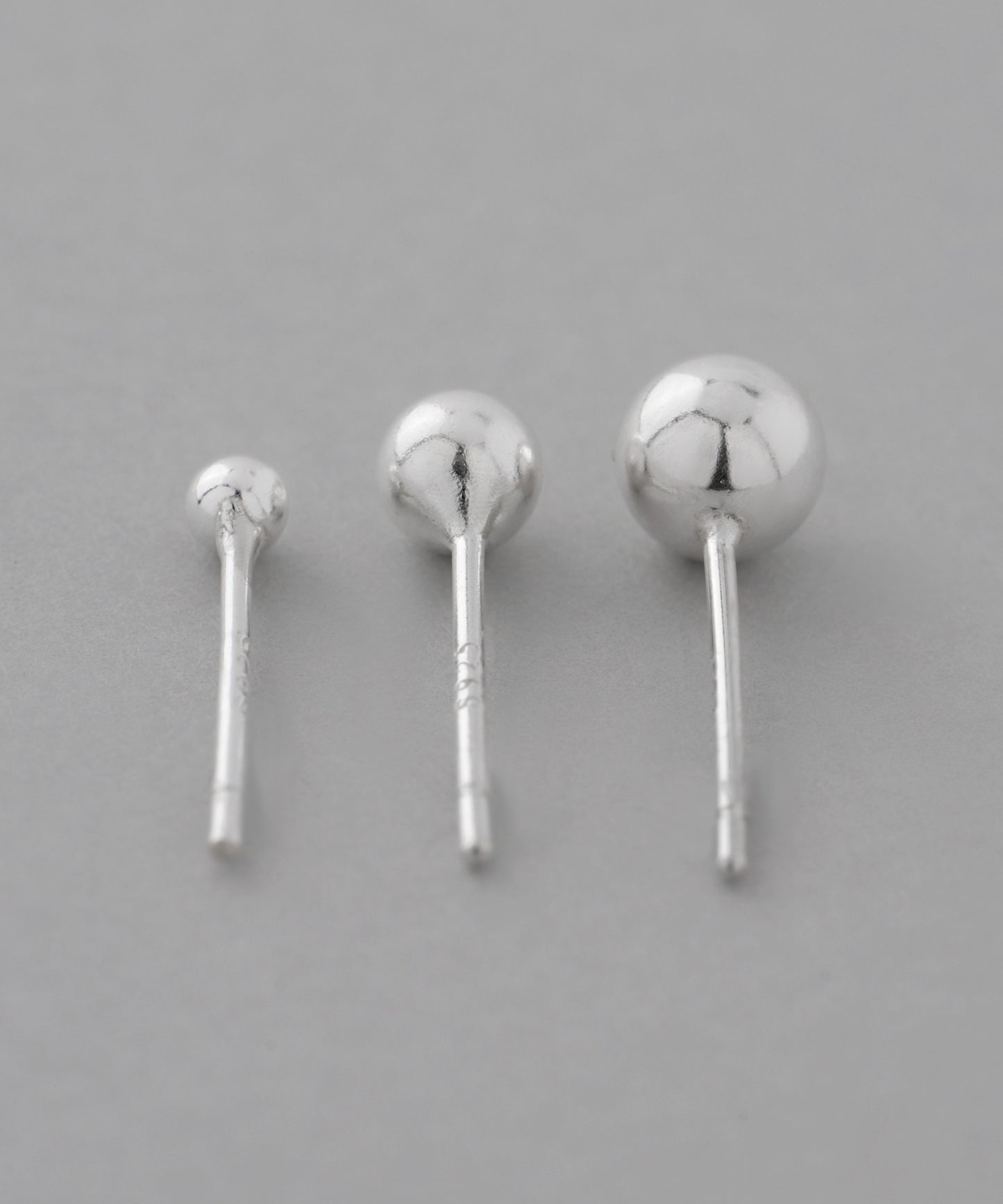 Sphere Earrings [set of 3 pairs][925 silver]