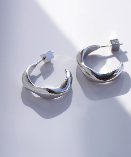 Nuance Hoops Earrings [Stainless Steel]