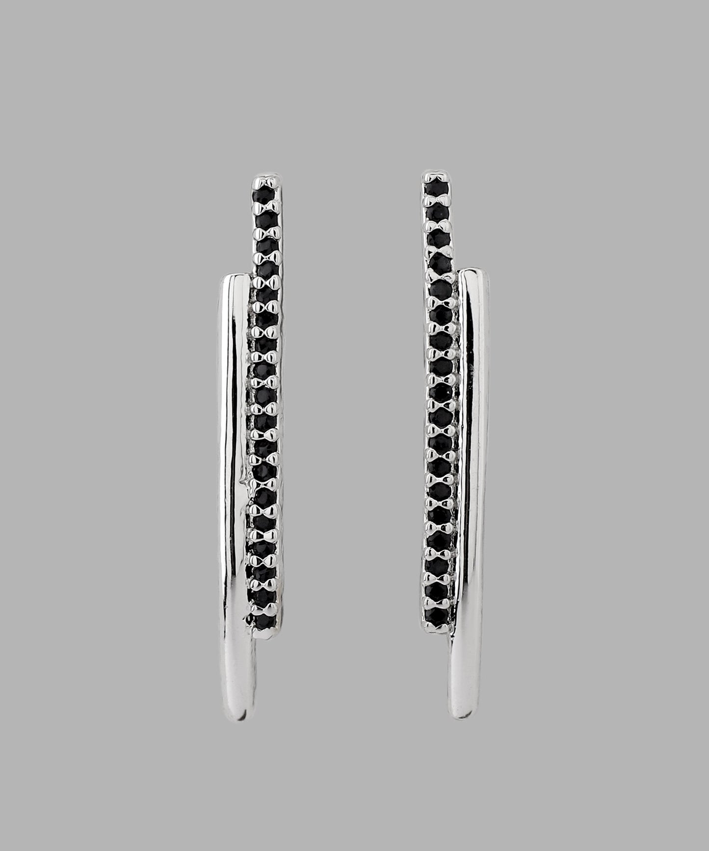 Bijou Double Line Earrings