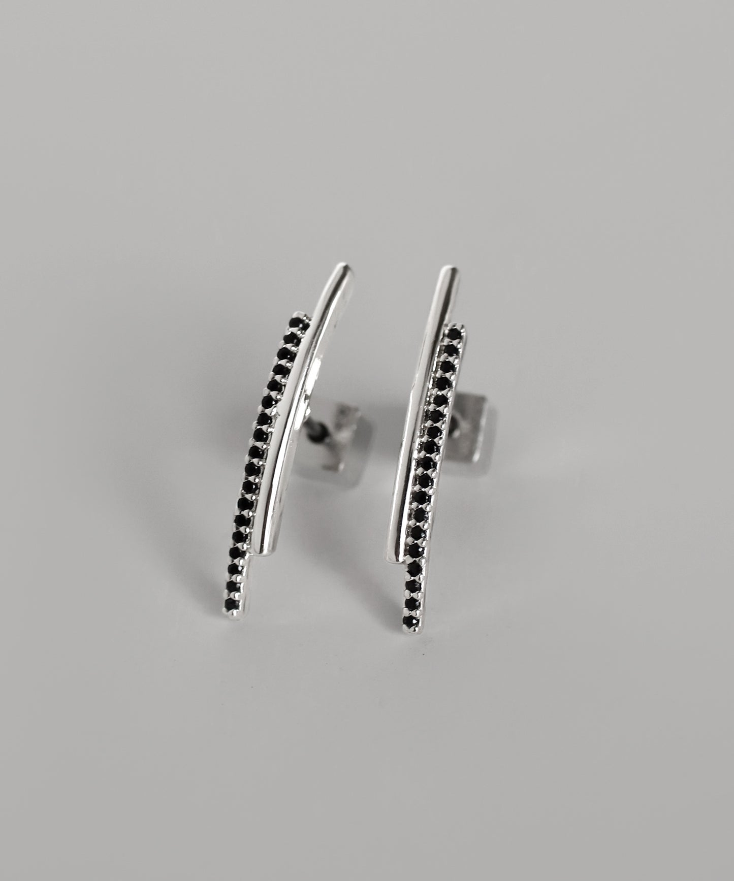 Bijou Double Line Earrings