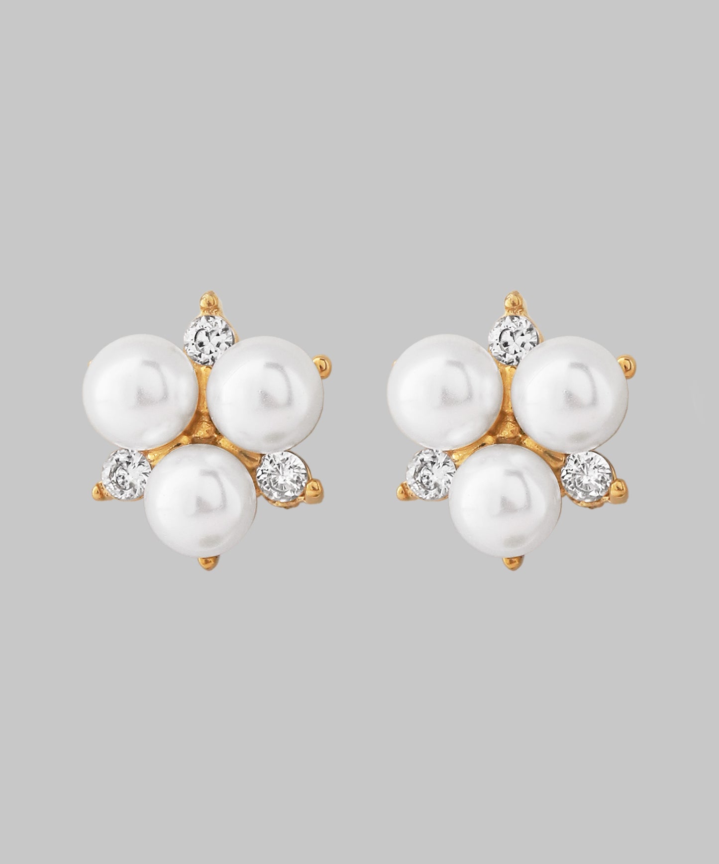 Bijou & Pearl Star Earrings [Surgical Stainless Steel]