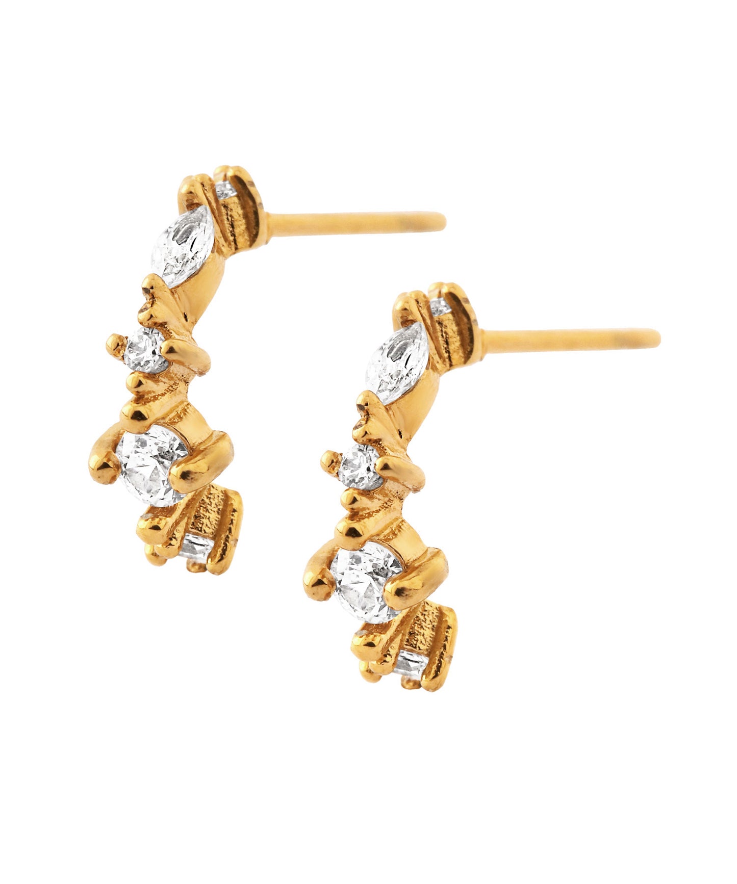 Bijou Curl Earrings [Surgical Stainless Steel]