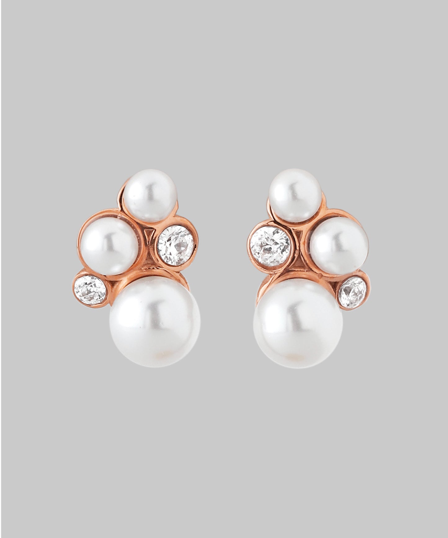 Pearl × Bijou Earrings [Sursical Stainless Steel]