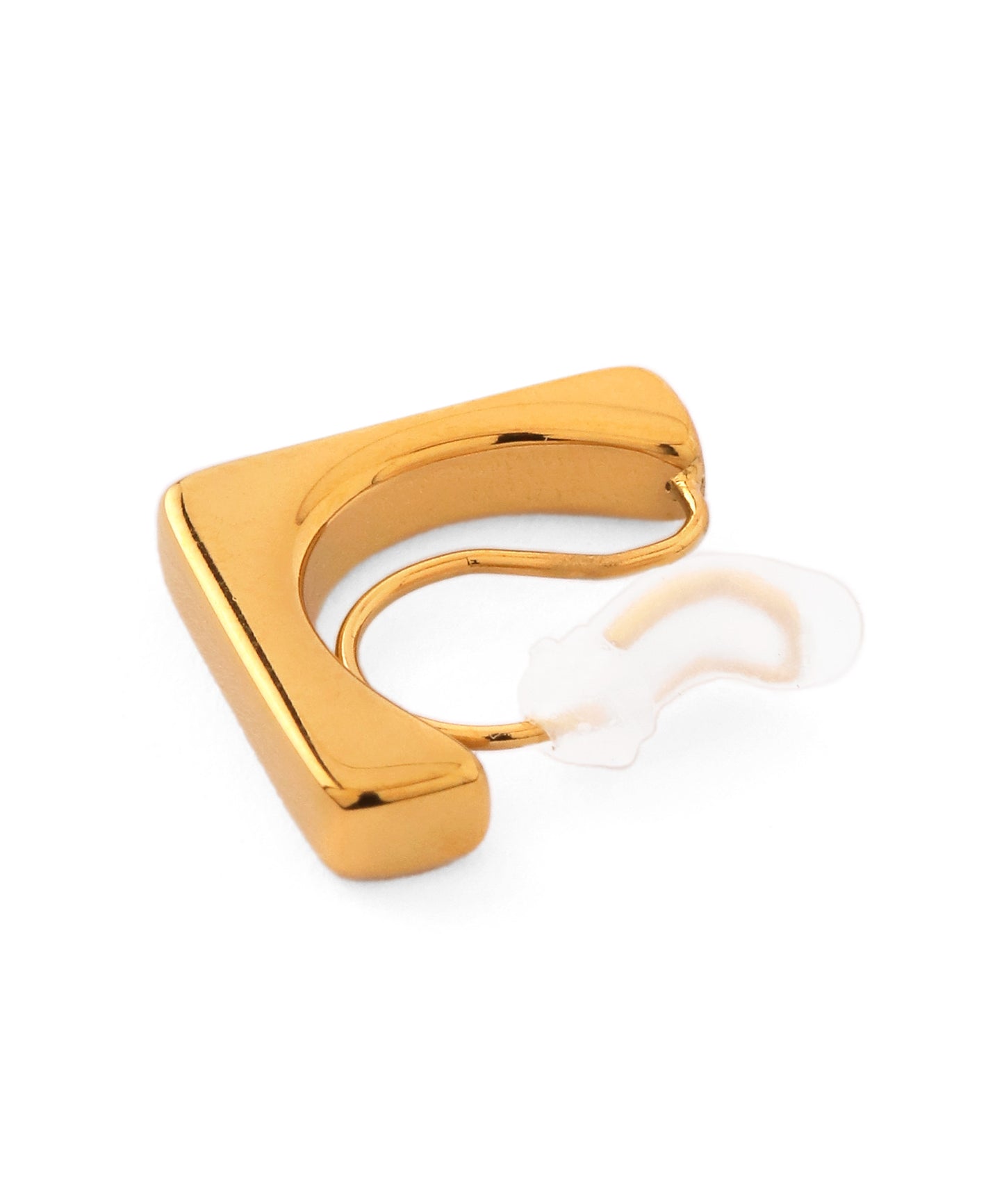 Square Clip-On Earrings [Stainless Steel]