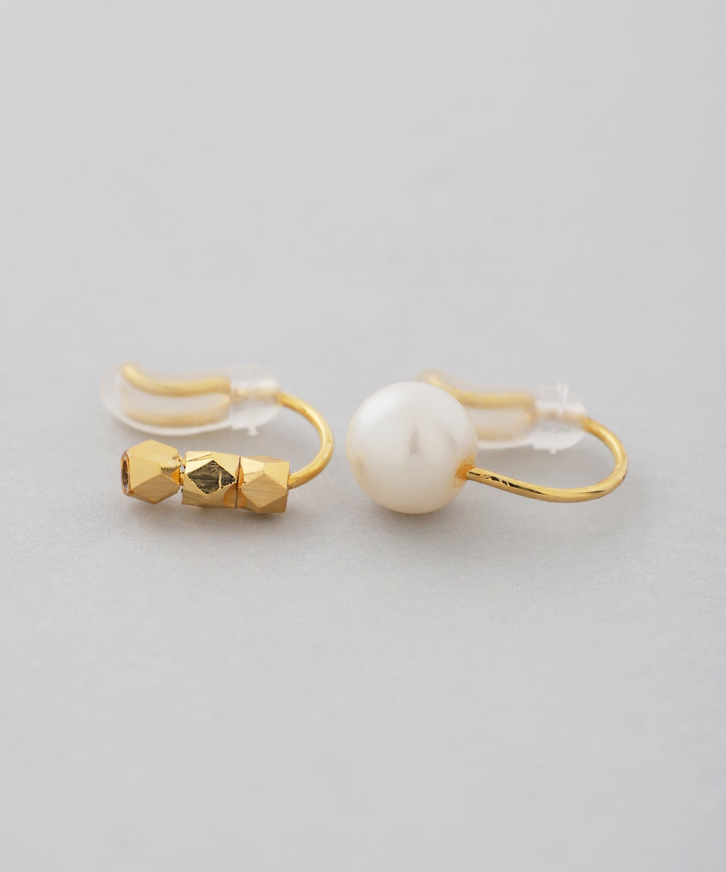 【CYAN tie-up】Combination Earrings & Ear Cuff [Pearl][A]