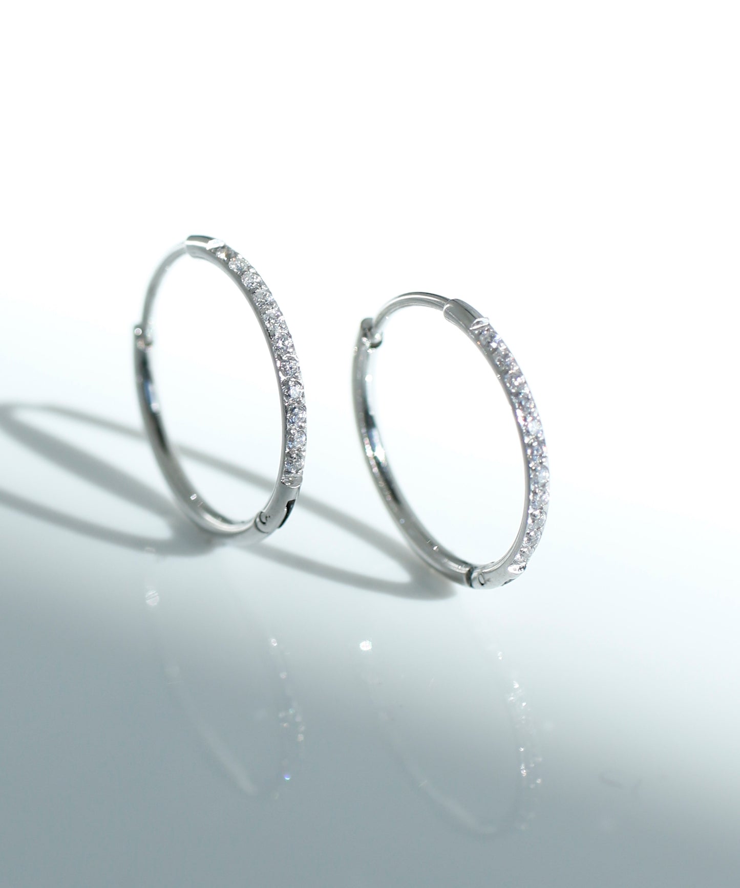 【Stainless Seel IP】Bijou Hoop Earrings