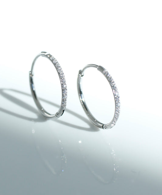 Bijou Hoop Earrings [Surgical Stainless Steel]