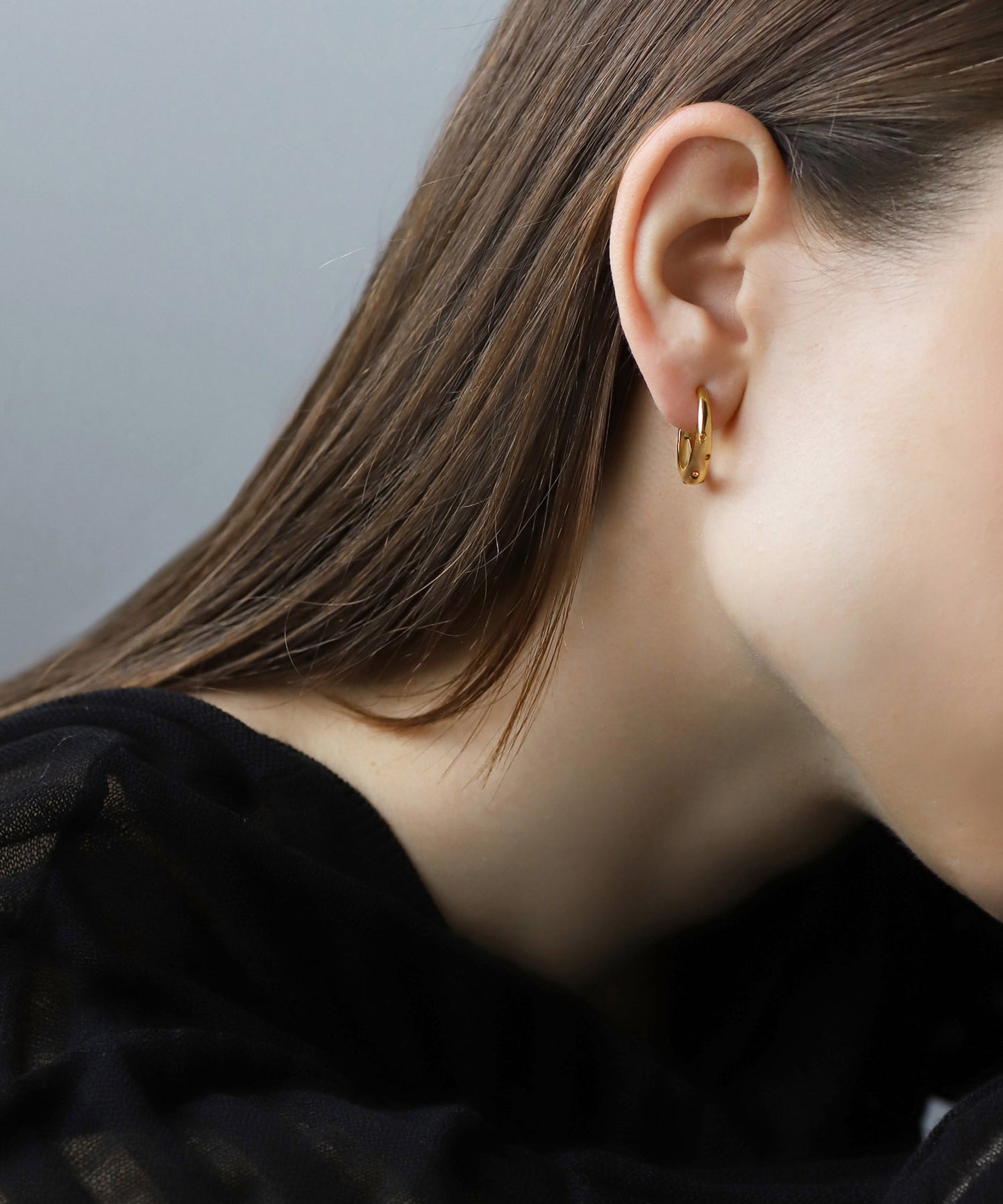 Bijou Hoop Earrings [Stainless Steel]