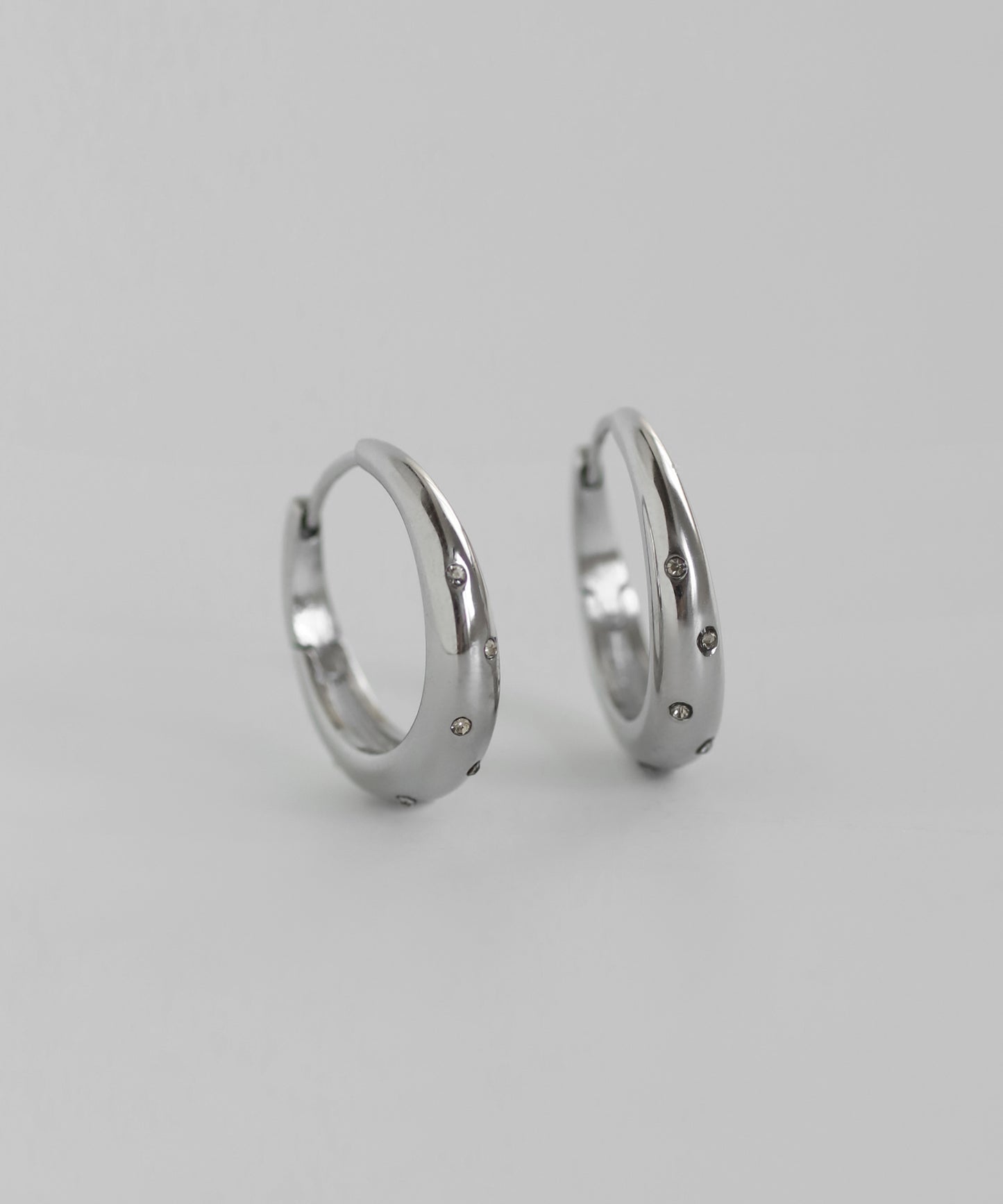 Bijou Hoop Earrings [Stainless Steel]