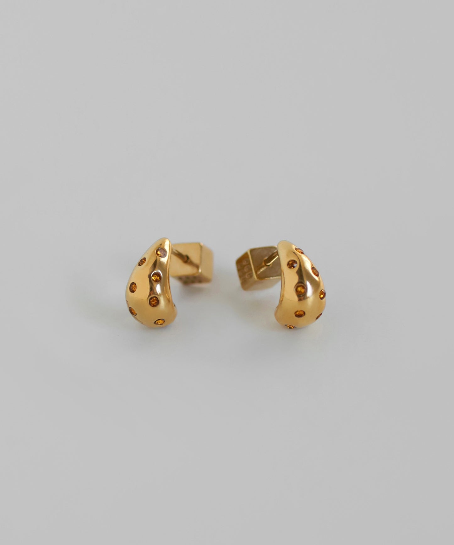 Bijou Curl Earrings [Stainless Steel]