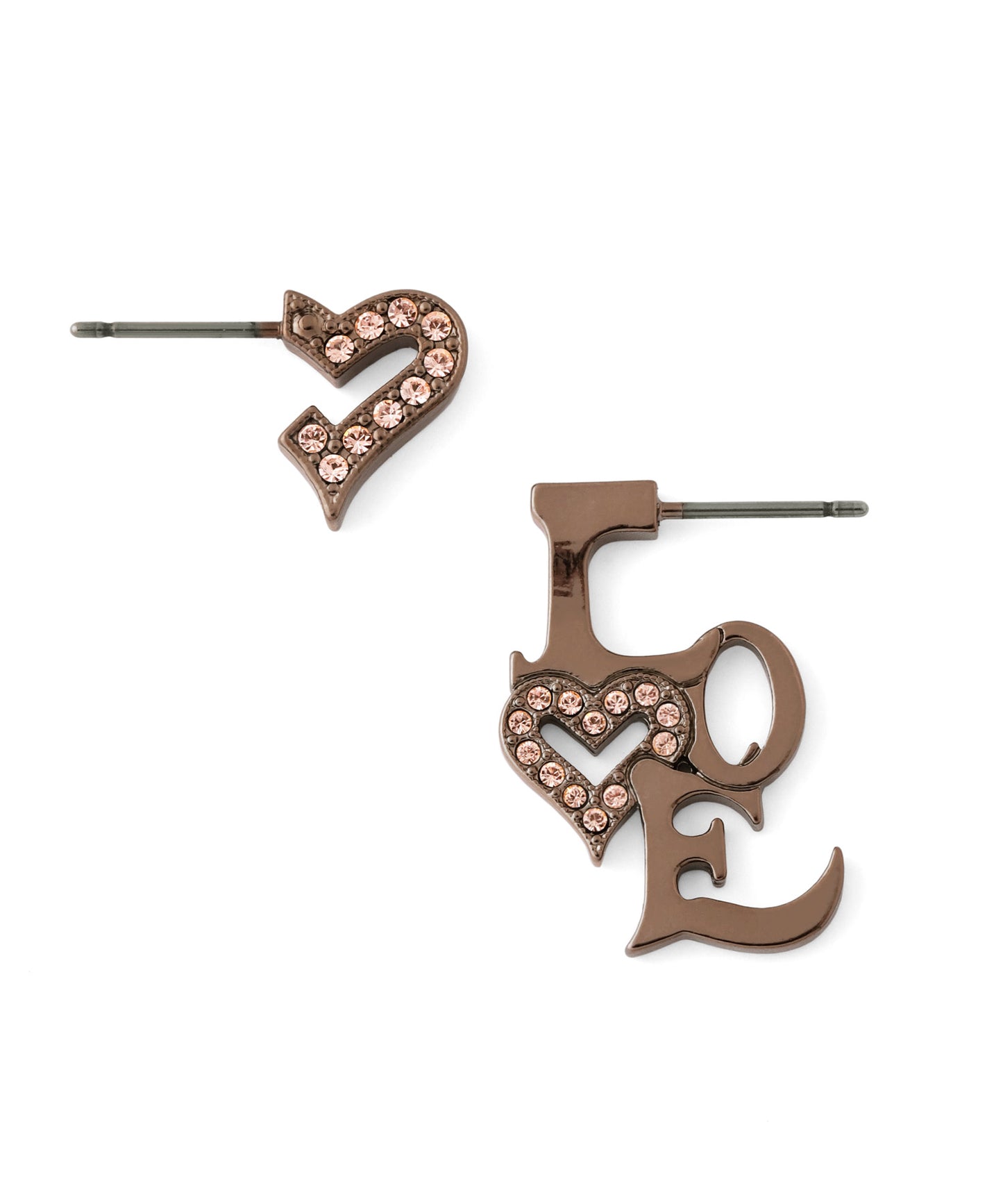 LOVE Asymmetric Earrings