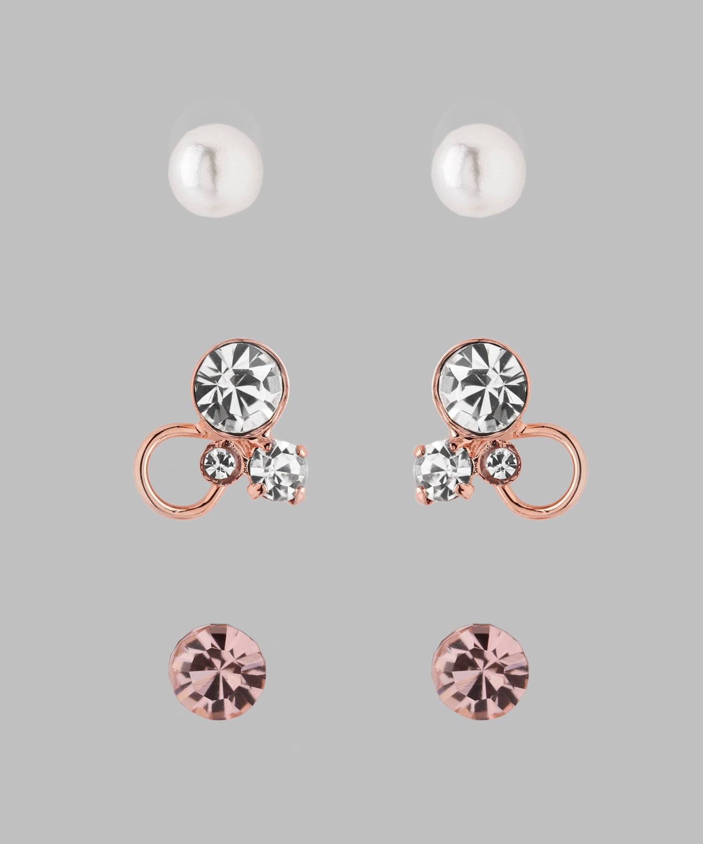 Bijoux × Pearl Earrings [Set of 3 pairs]
