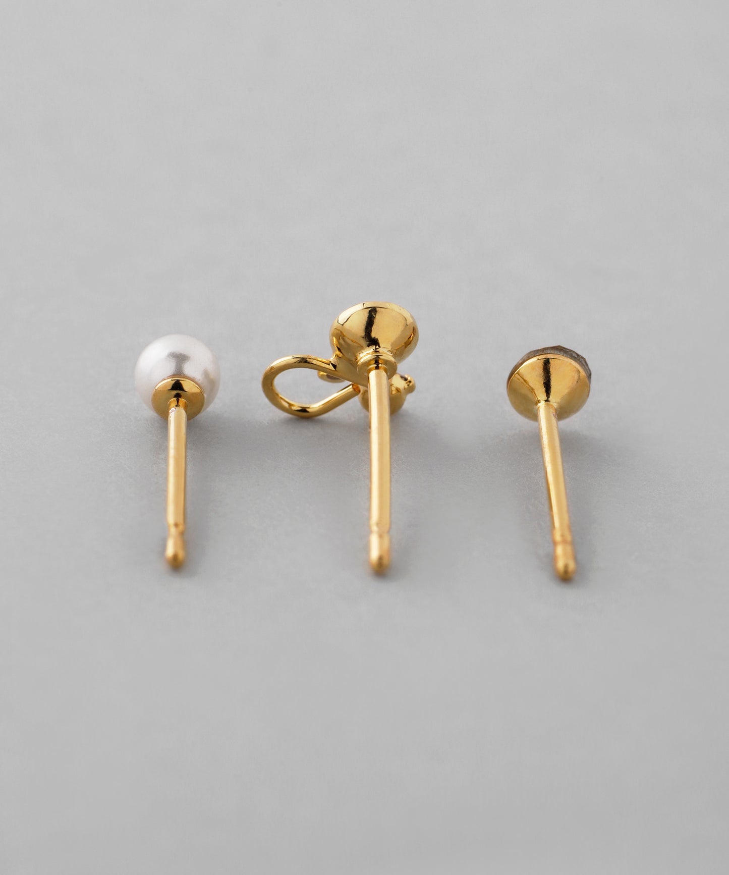 Bijoux × Pearl Earrings [Set of 3 pairs]