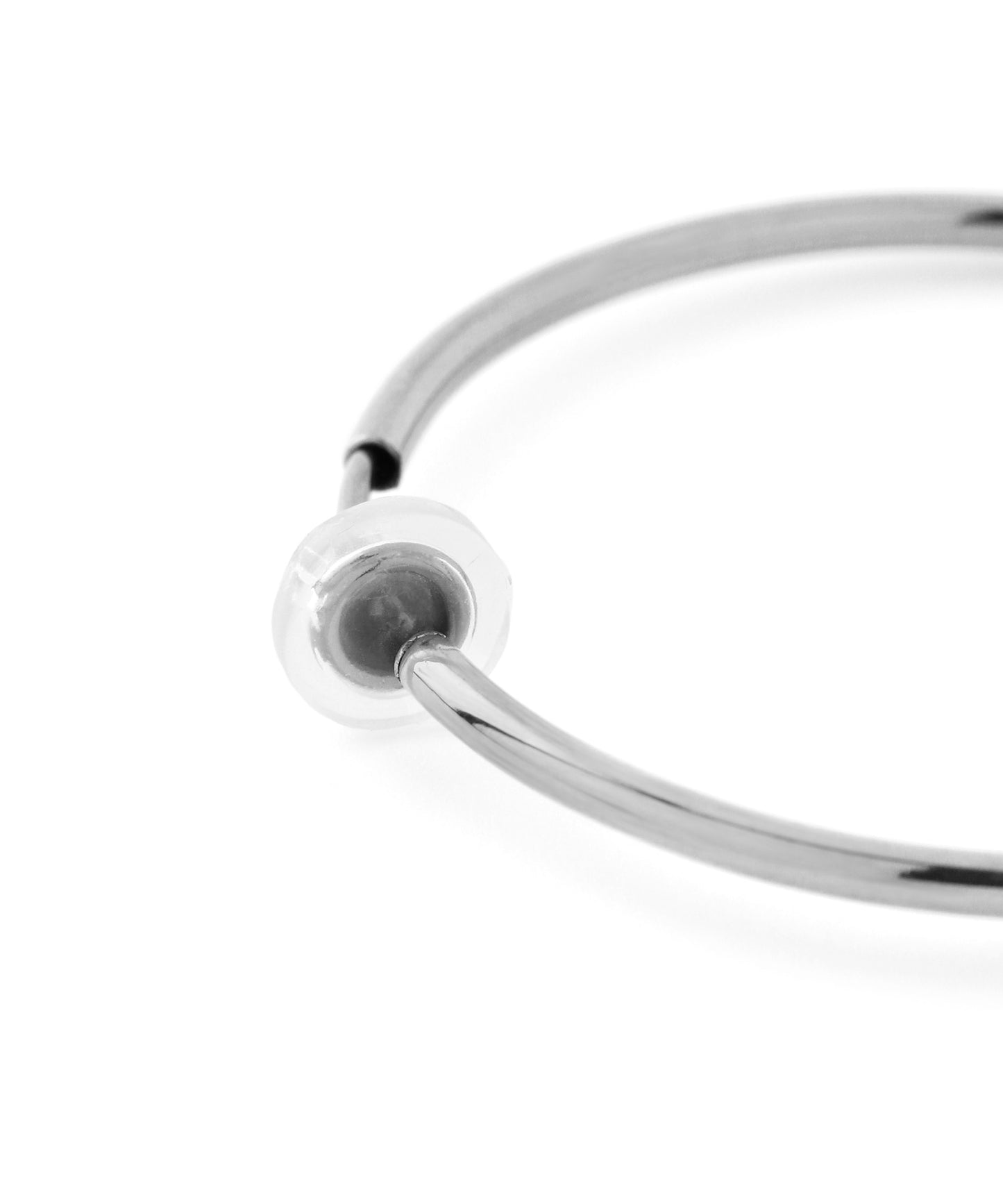 【Stainless Steel IP】Hoop Clip On Earrings [M]