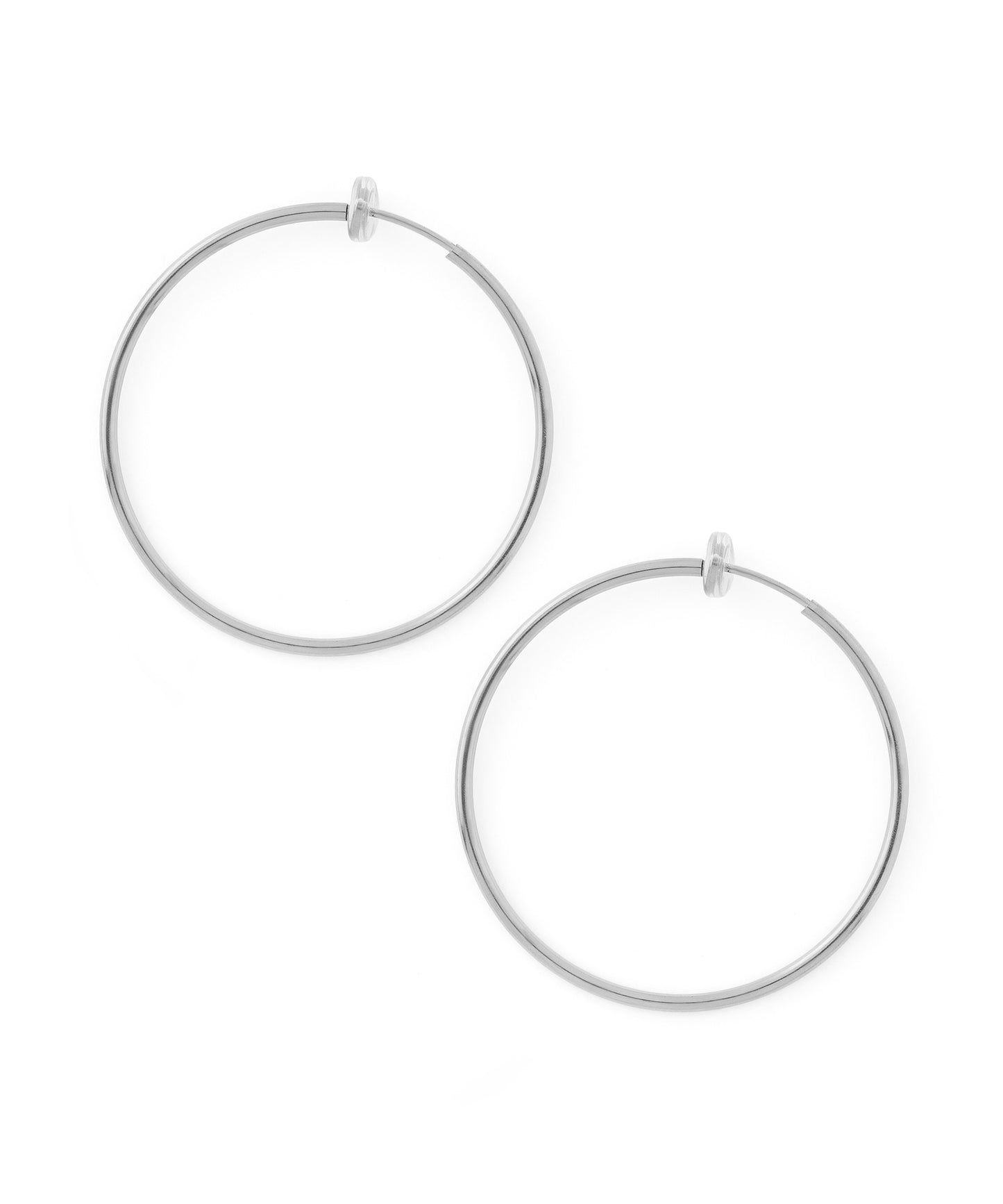 【Stainless Steel IP】Hoop Clip On Earrings [L]