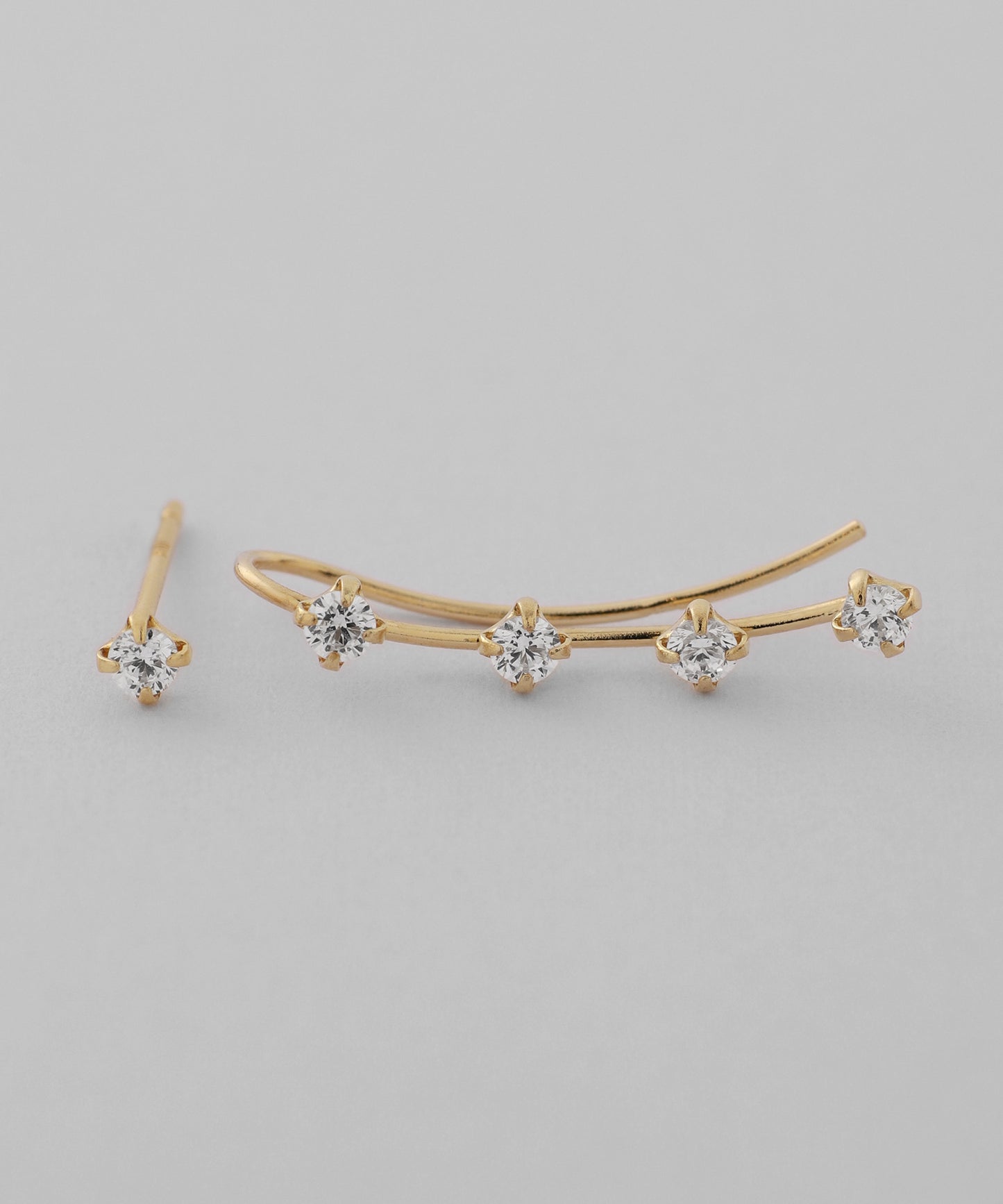 Bijoux Asymmetrical Earrings [10K]