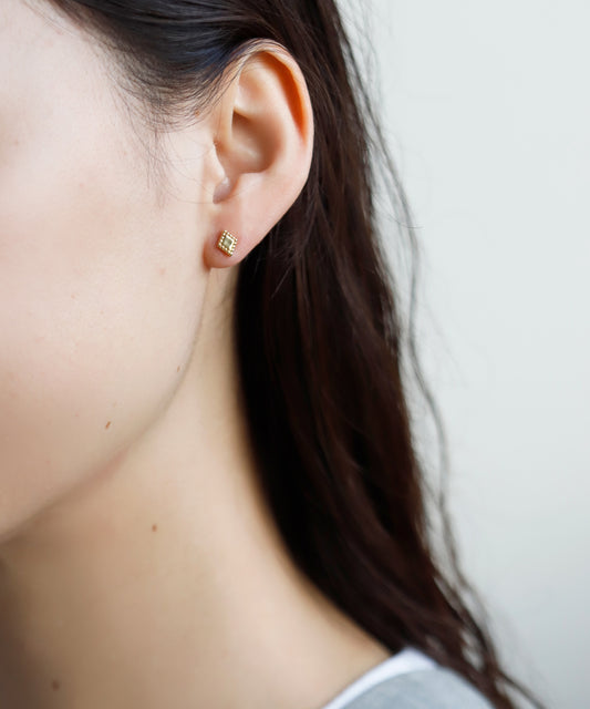 Diamond Motif Earrings