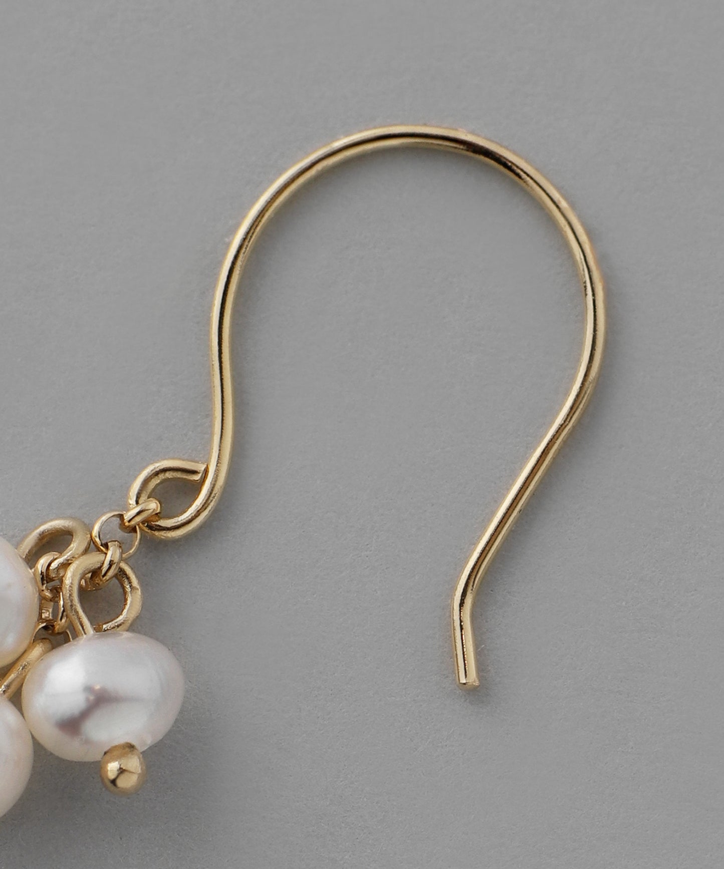 Freshwater Pearl Hook Earrings [10K]