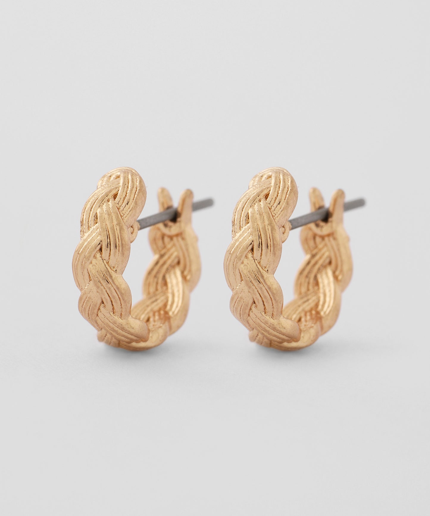 Rope Design Hoop Earrings