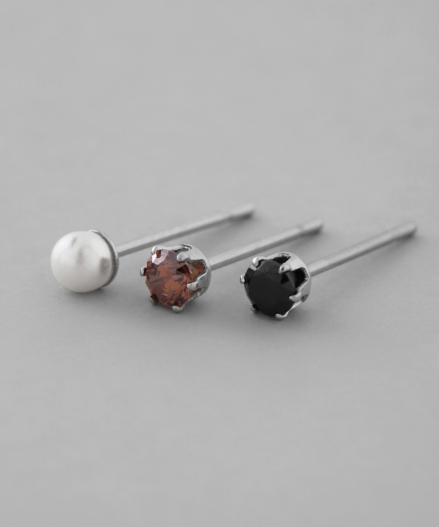 Bijou & Pearl Earrings [set of 3]